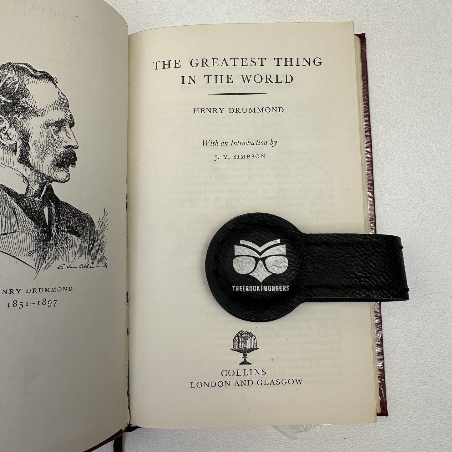Greatest Thing in the World Henry Drummond 1953 Collins Classics Leather