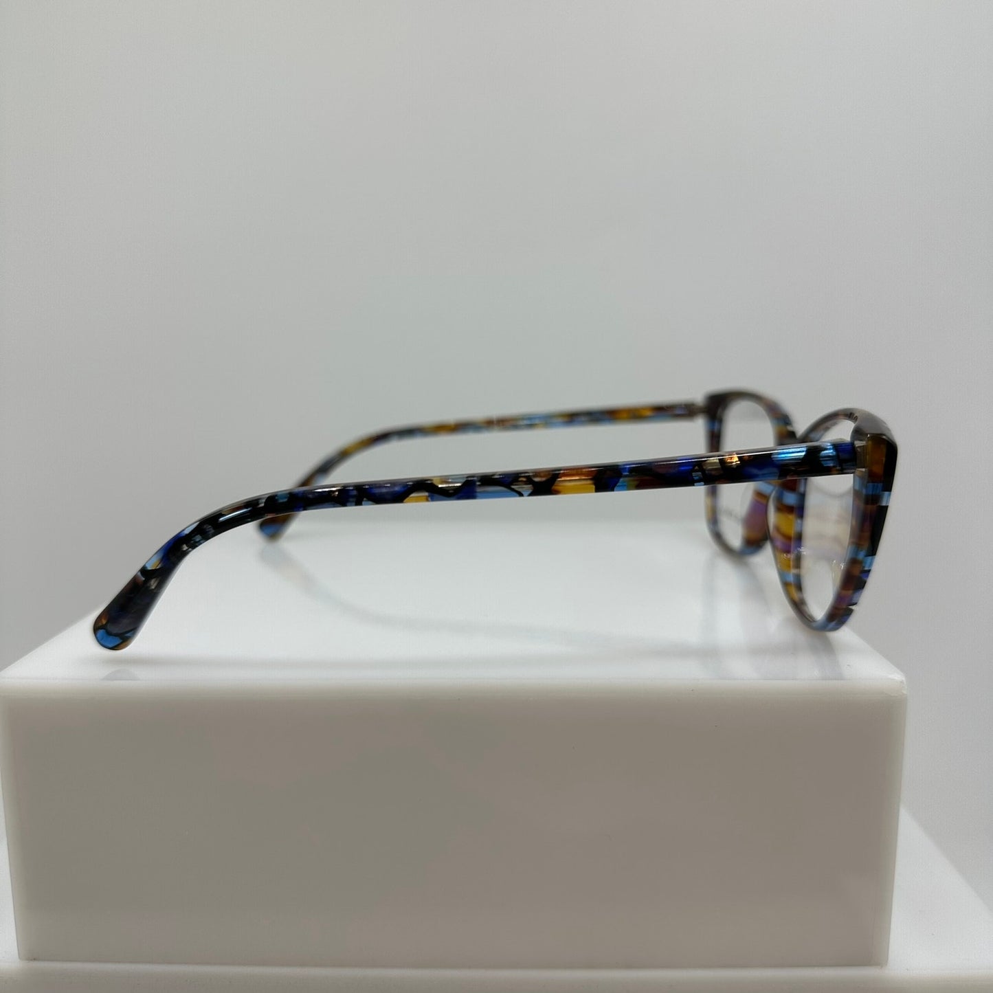 Alain Mikli A03082 013 Red Havana Blue Womens Butterfly Eyeglass Frame 54-15-140
