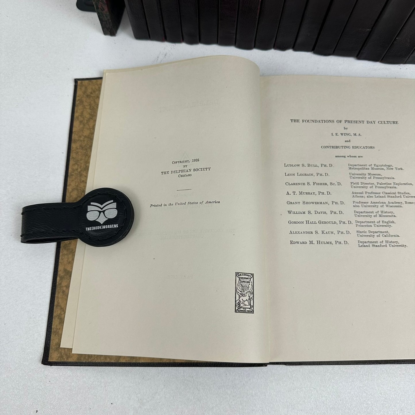 Delphian Text 19 Volumes plus Topical Outlines Leather Bound History Philosophy