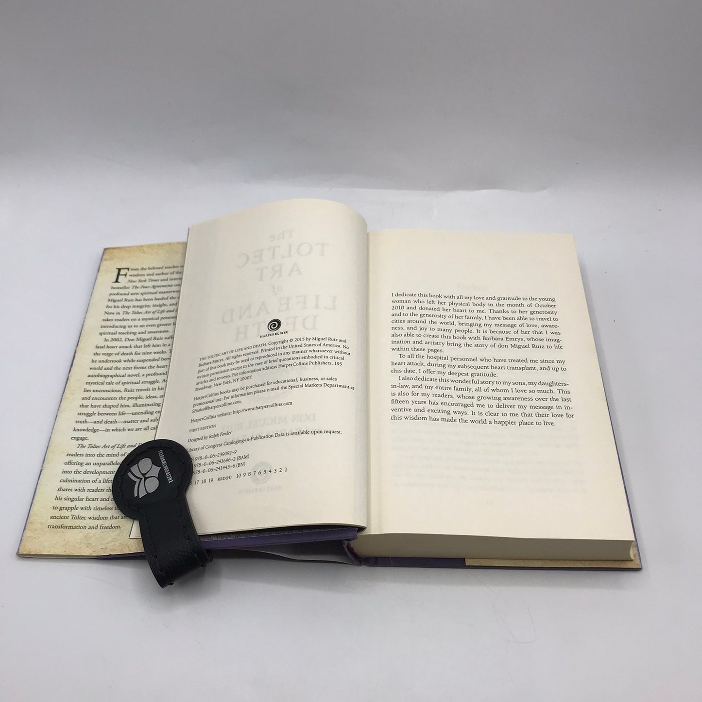 The Toltec Art of Life and Death Don Miguel Ruiz Barbara Emrys SIGNED Philosophy