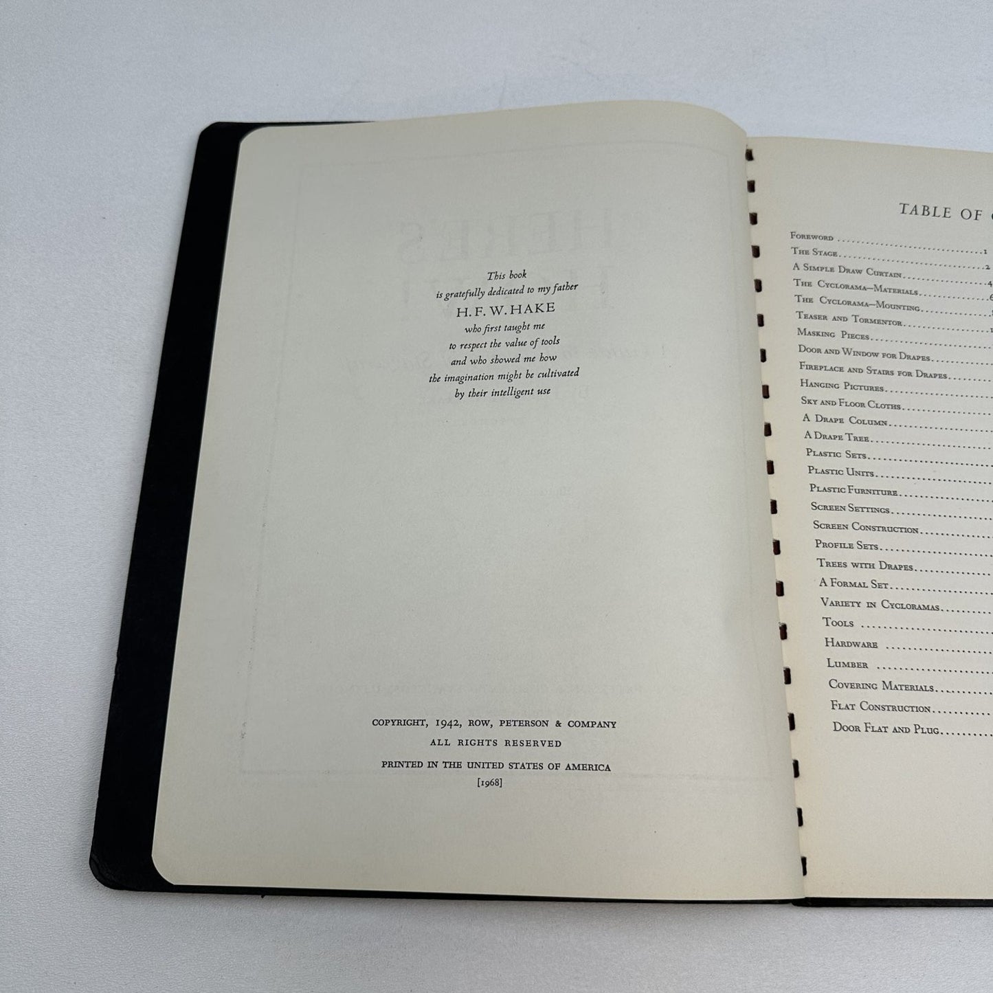 Here's How! A Guide to Economy in Stagecraft Hake 1951 Edition Row, Peterson