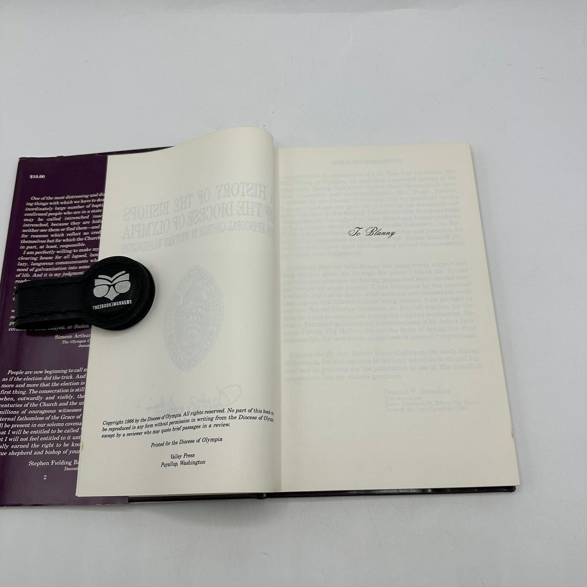 A History of the Bishops of the Diocese of Olympia Charles F Schreiner SIGNED