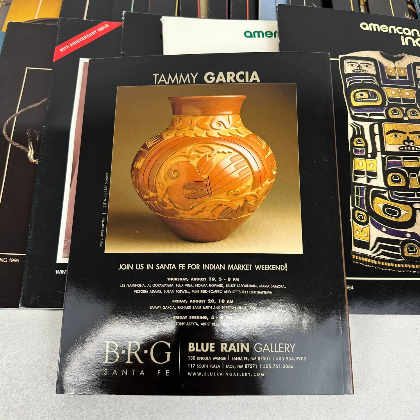 American Indian Art Magazines Lot of 23 History Photography Culture 1980-2006