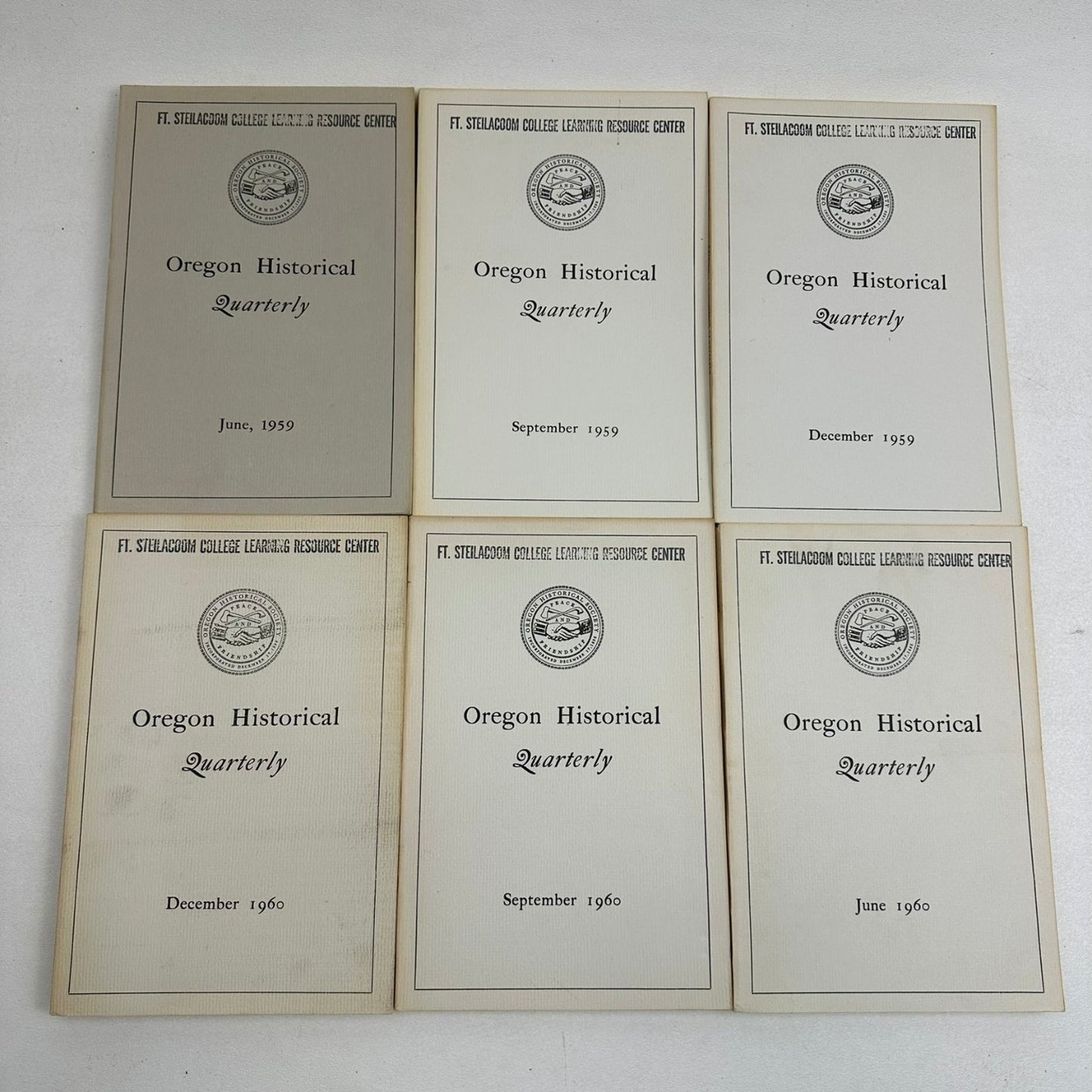 Oregon Historical Quarterly 1955-1965 34 Volumes Regional History Periodical