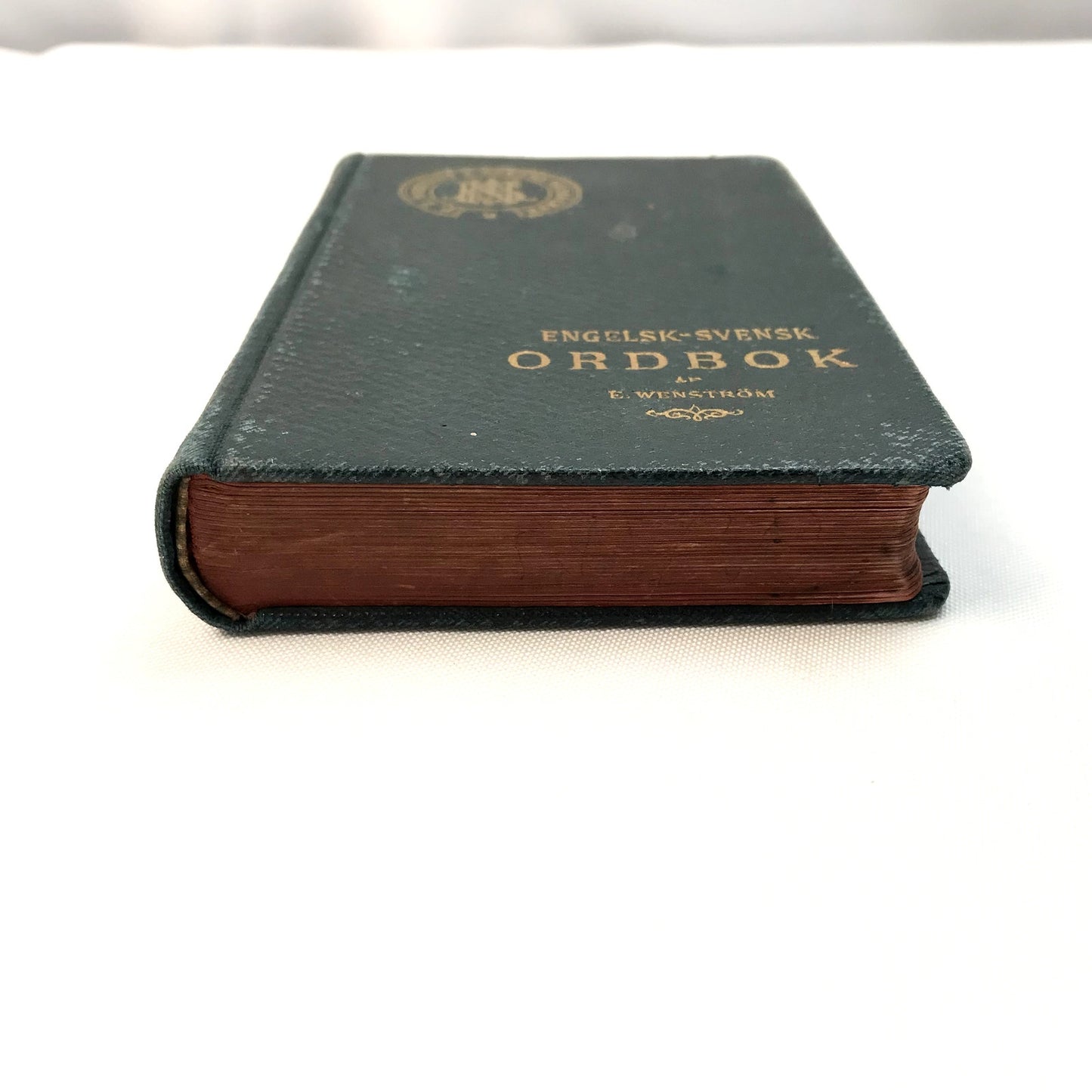 English-Swedish Dictionary Edm Wenstrom Leather Bound Language Education 1902