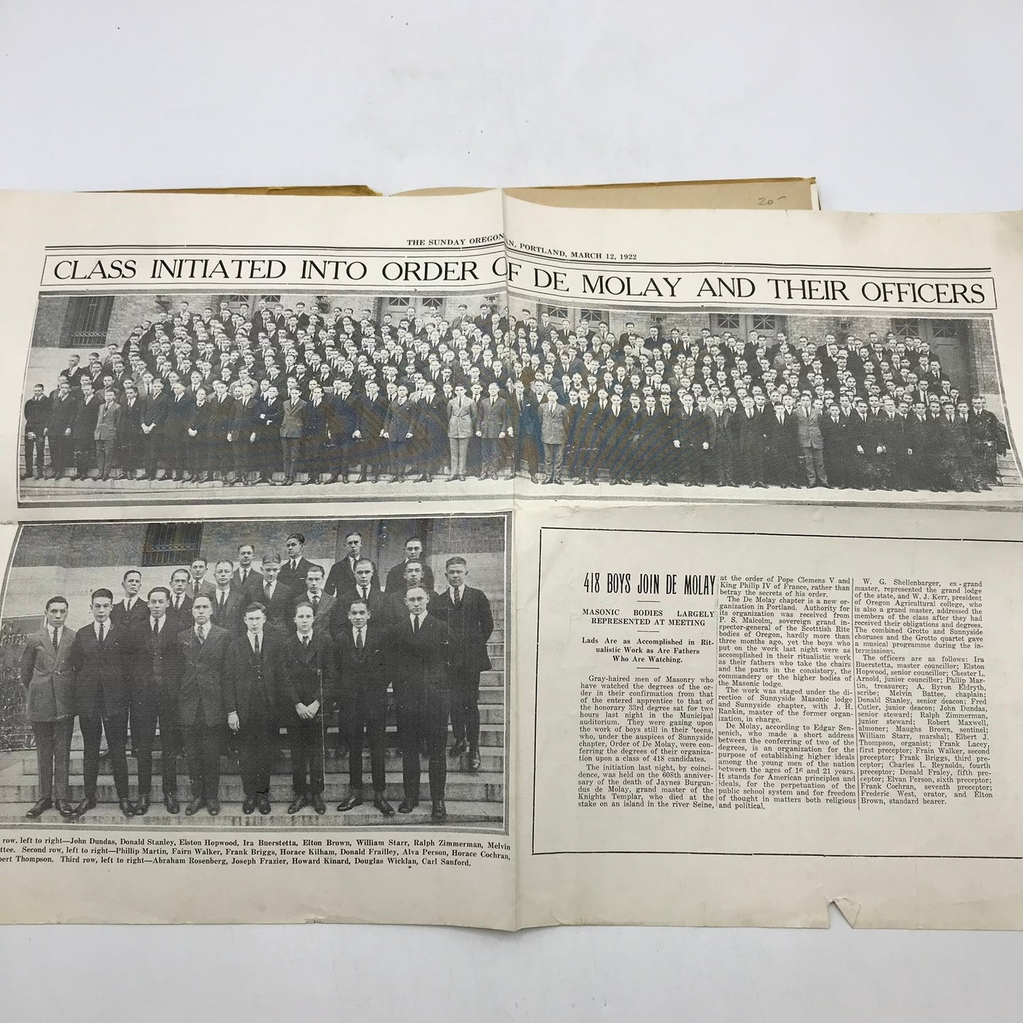 The Pirate June 1931 Franklin High School Yearbook Portland Memorabilia History