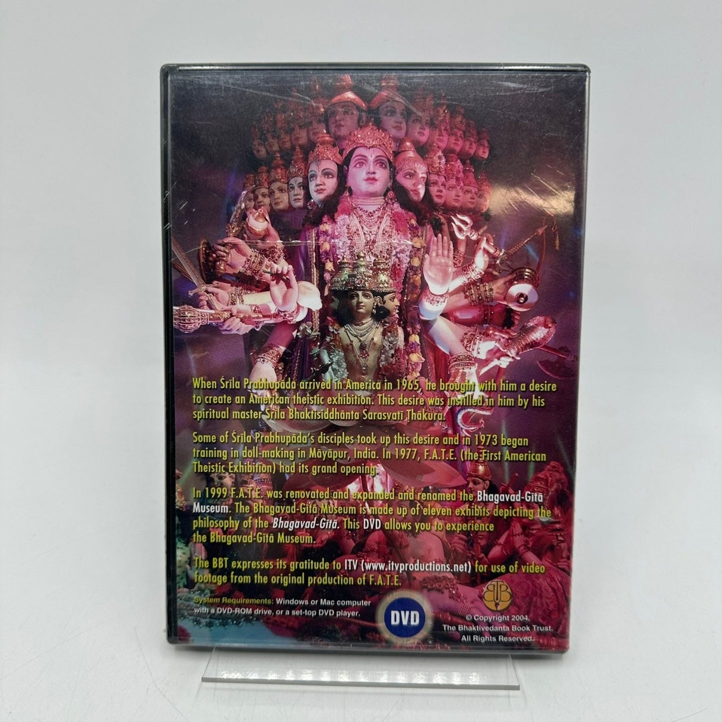 The Bhagavad-Gita Museum DVD 2004 Bhaktivedanta Swami Prabhupada Hindu Religion