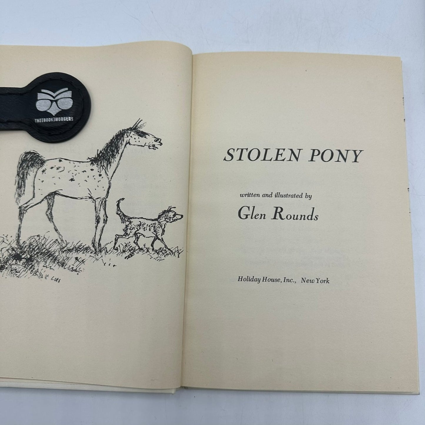 The Blind Colt Stolen Pony Glen Rounds 1969 Horse Story Holiday House Set of 2