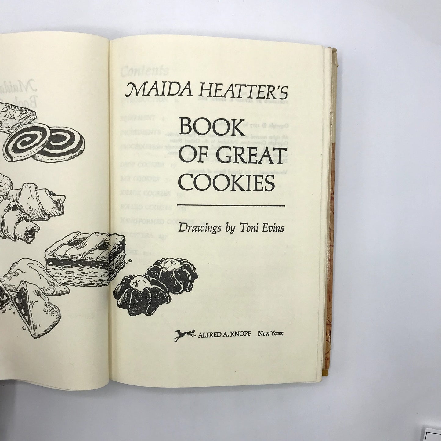 Maida Heatter's Book of Great Cookies First Edition Illustrated Hardcover 1977