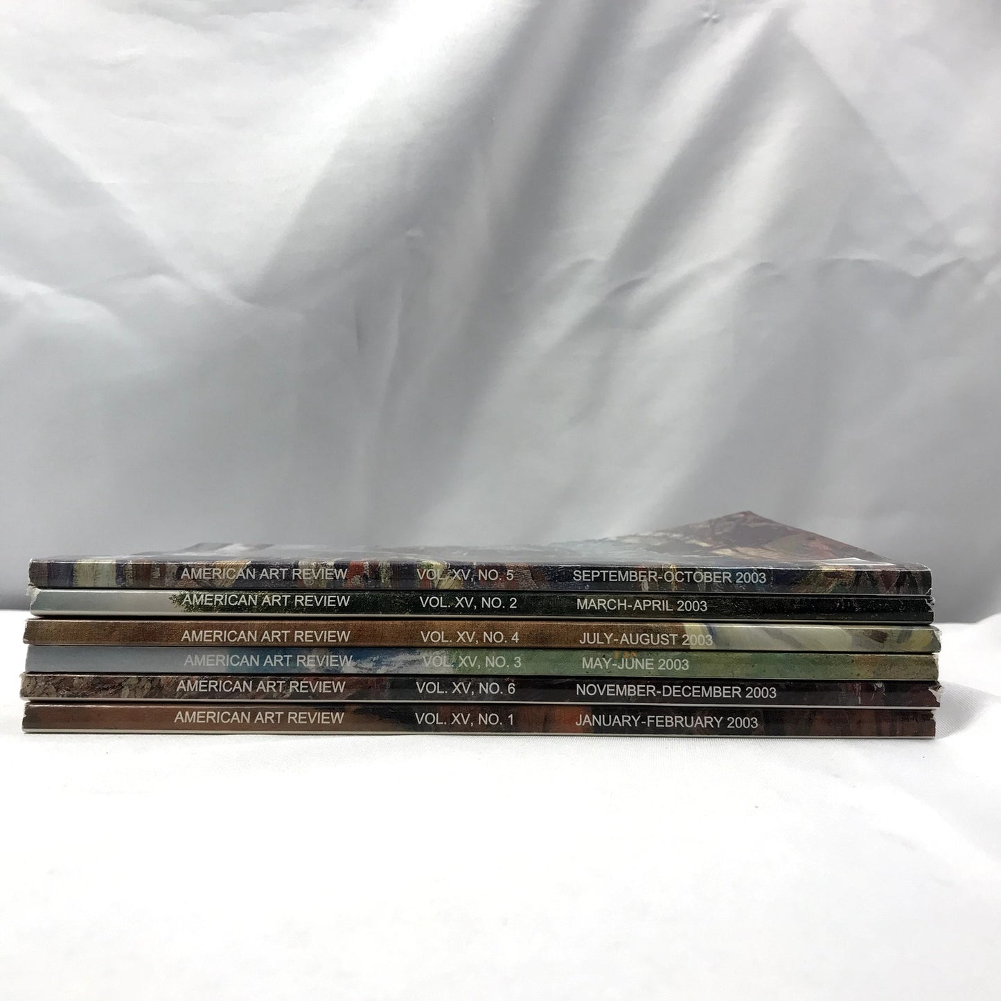 American Art Review Lot of 6 Illustrated Photographic Magazines 2003 Vol XV, 1-6
