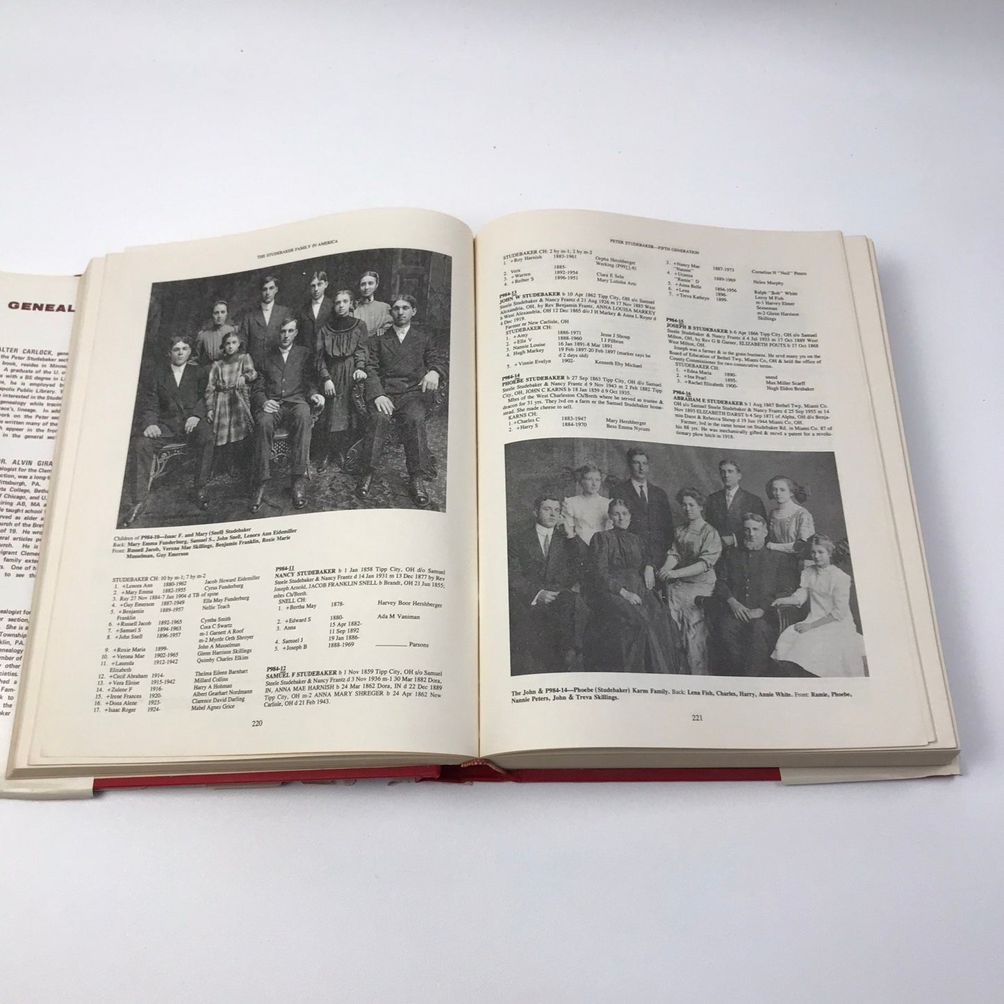 The Studebaker Family in America 1736-1976 Genealogy Family History Biography