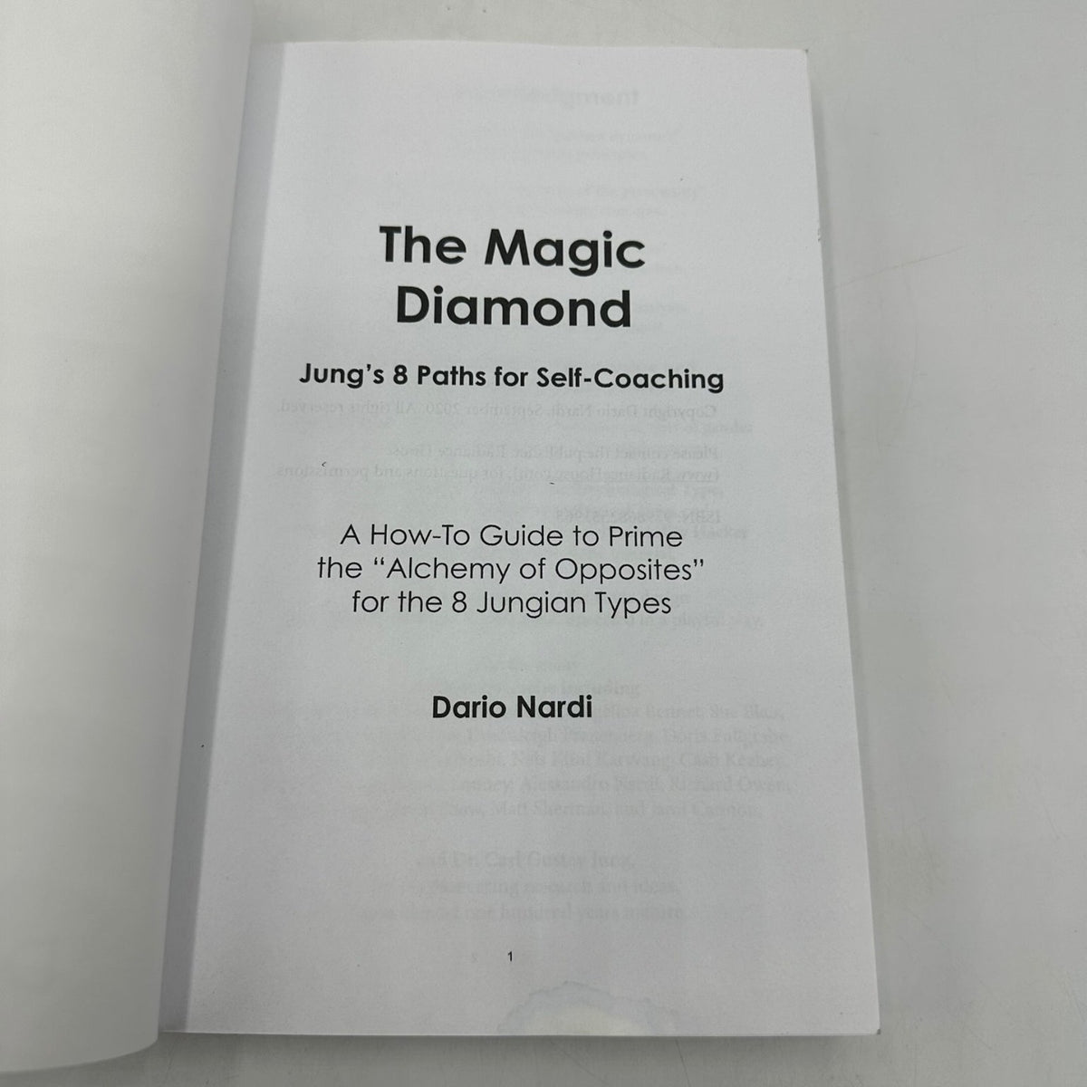 The Magic Diamond Dario Nardi 2020 Jung's 8 Paths Self-Coaching Psychology