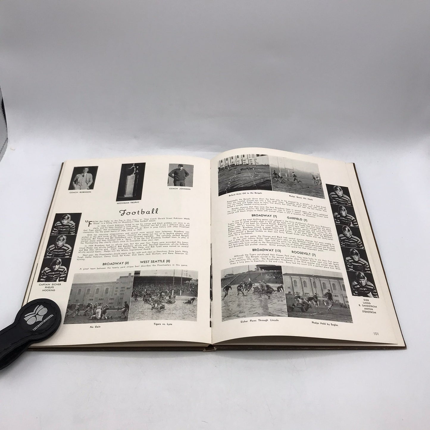 1936 Sealth Broadway High School Yearbook Seattle Washington History Memorabilia