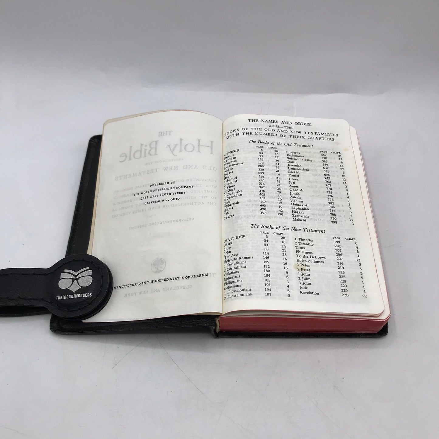 The Holy Bible Self Pronouncing Christianity Religious Spiritual Theology Faith