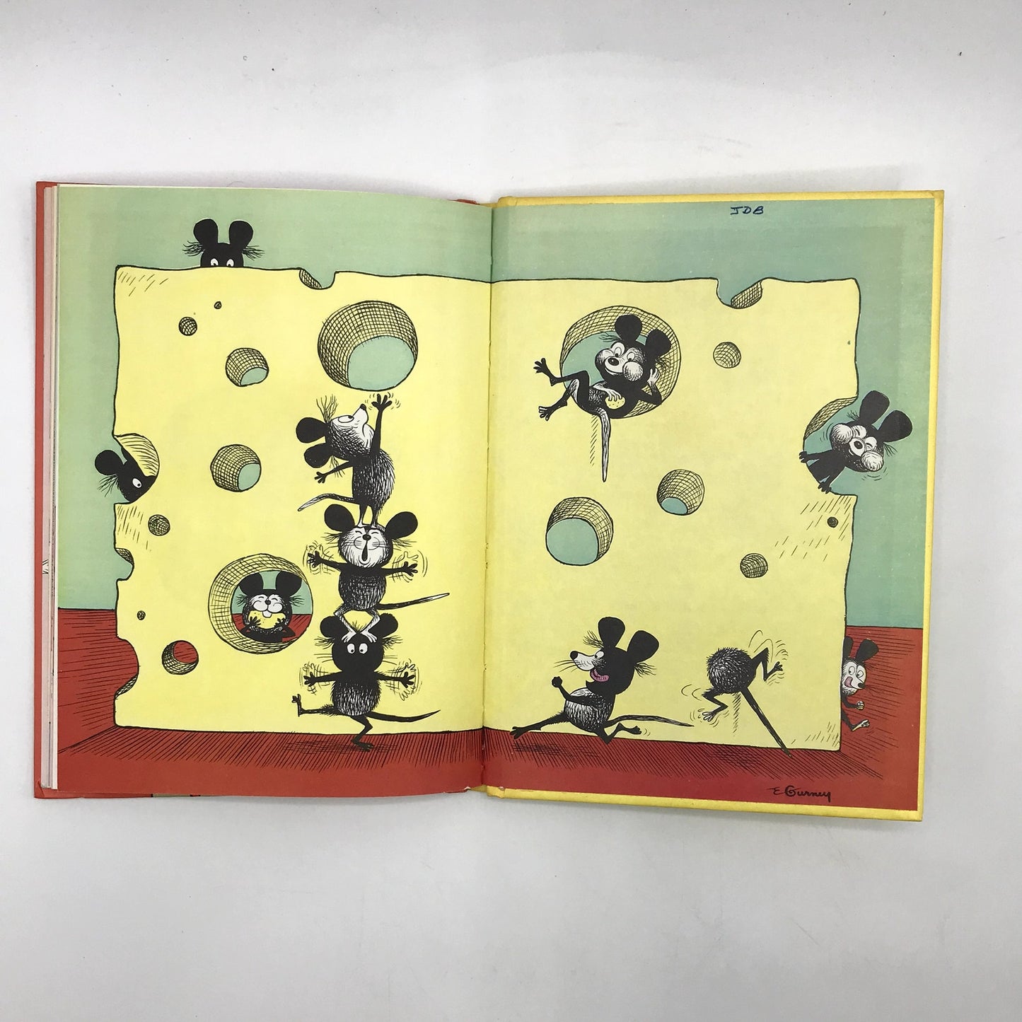 The King, The Mice & The Cheese Book Club 1st Edition Nancy & Eric Gurney 1965