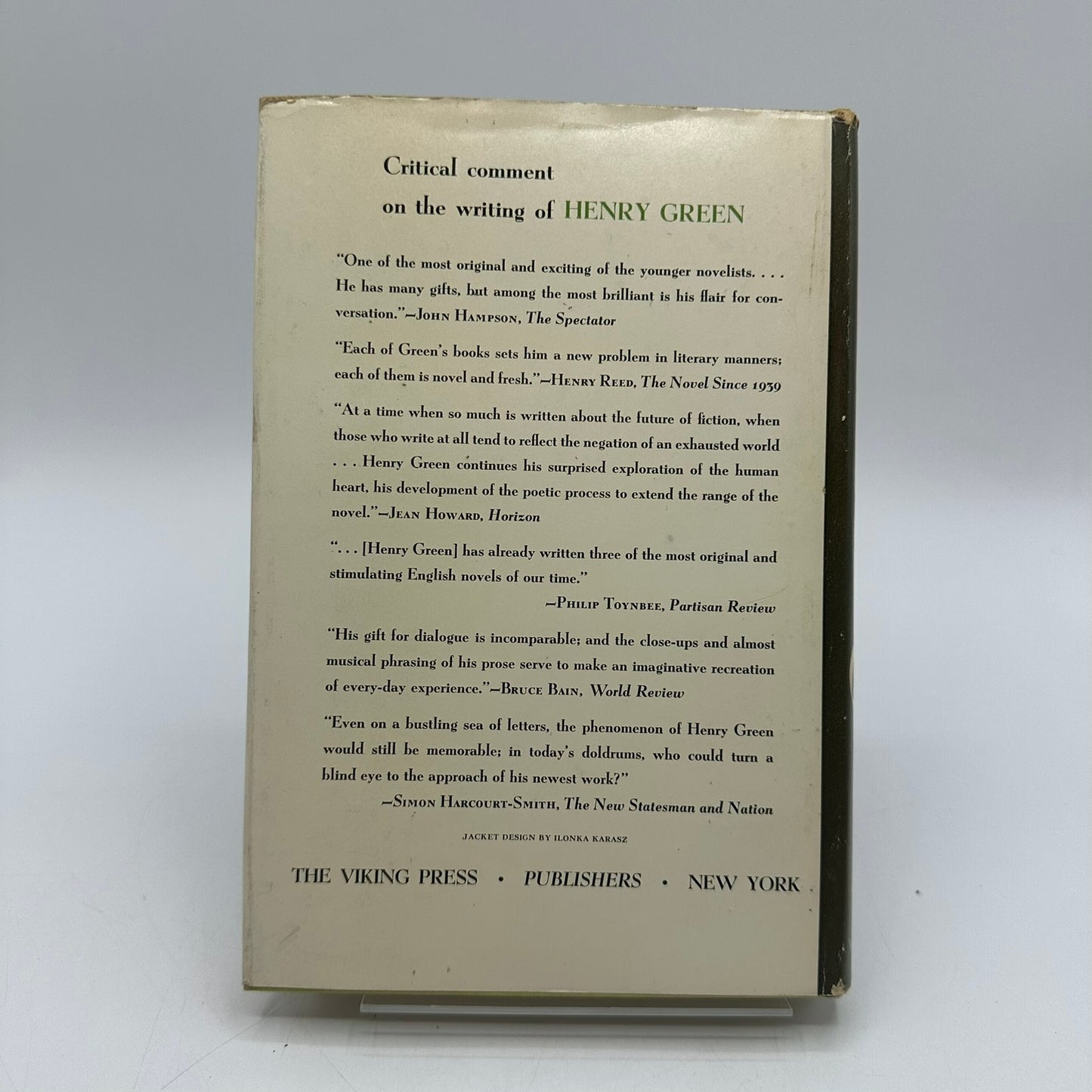 Loving Henry Green Historical Novel Classic Literature World War II Ireland 1949