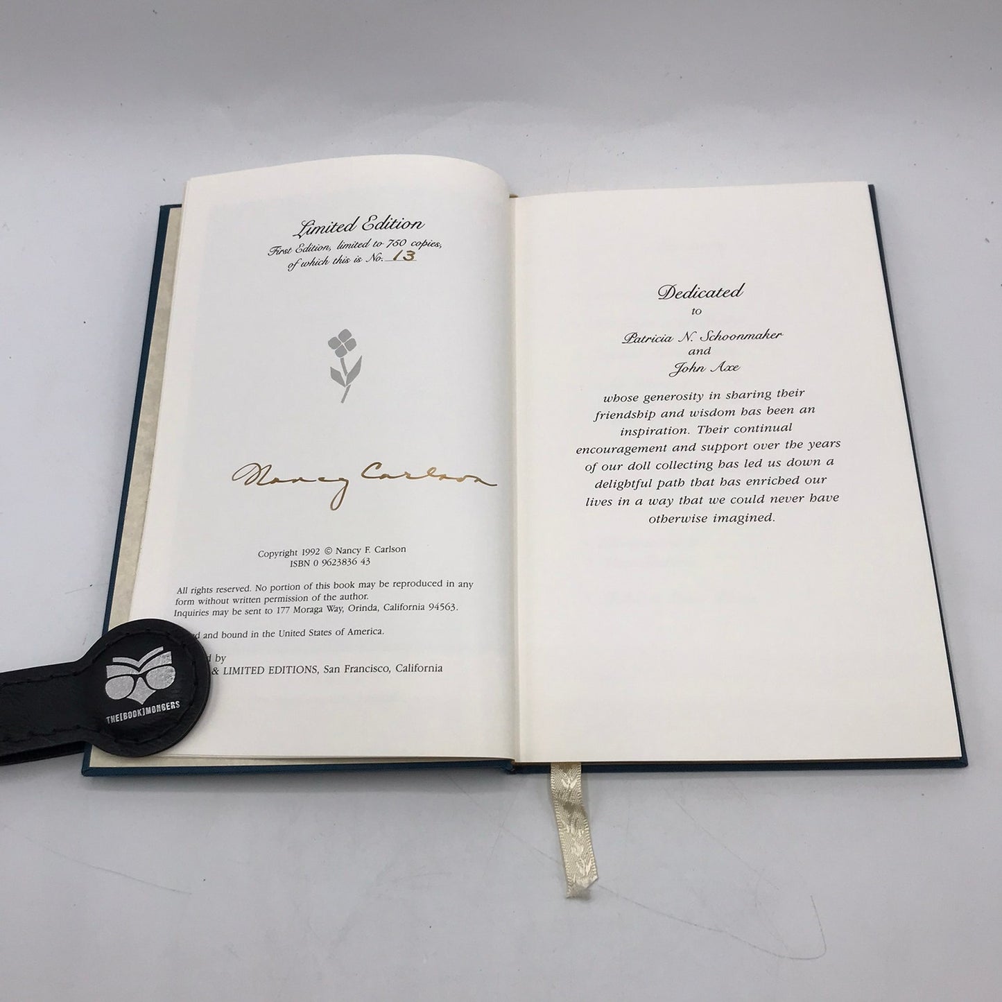 The Elegance of Effanbee Limited Edition #13 of 750 Signed by Nancy Carlson 1992