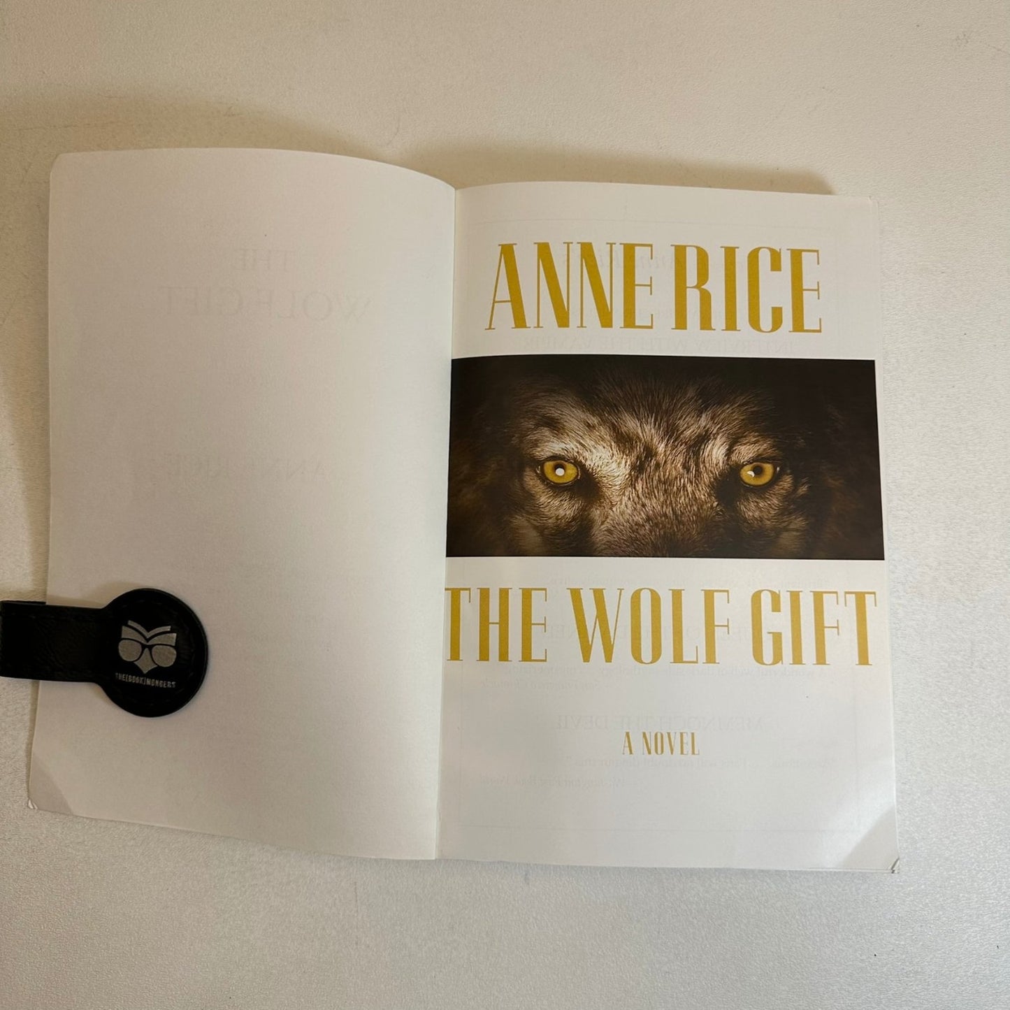 The Wolf Gift Anne Rice 2012 Uncorrected Proof ARC Horror Novel Knopf
