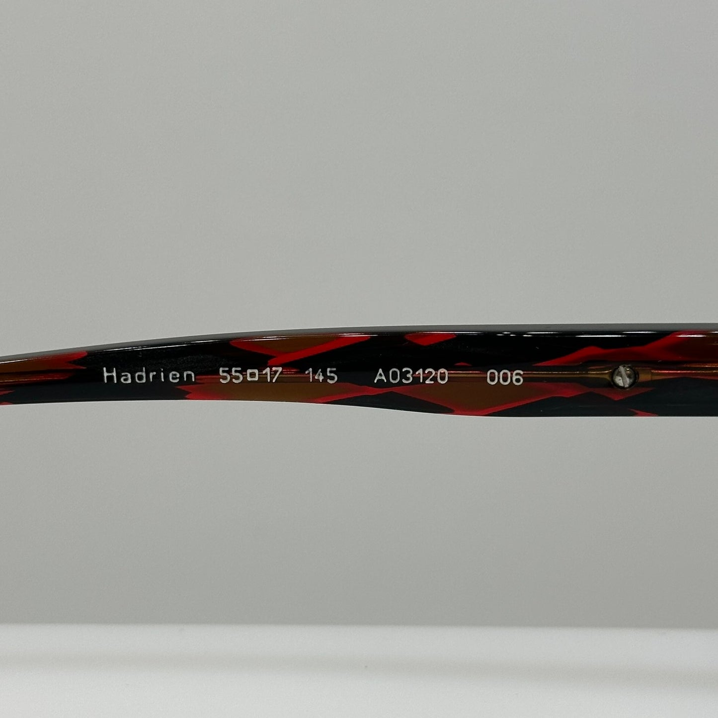 Alain Mikli Hadrien A03120 006 Red Rhombus Men Rectangular Frames 55-17-145