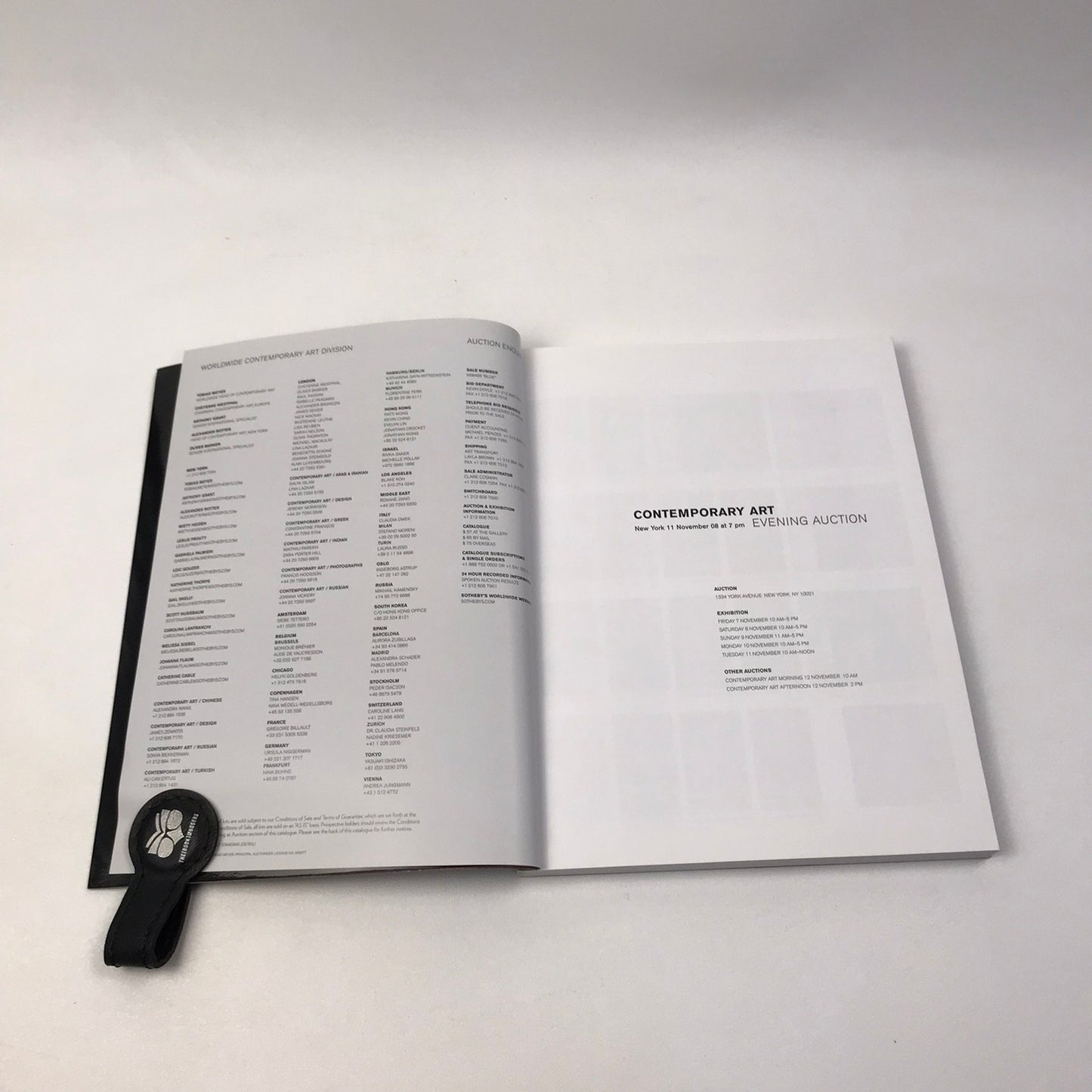 Sothebys Contemporary Art Exhibition Auction Catalog 2008 Lichtenstein Culture