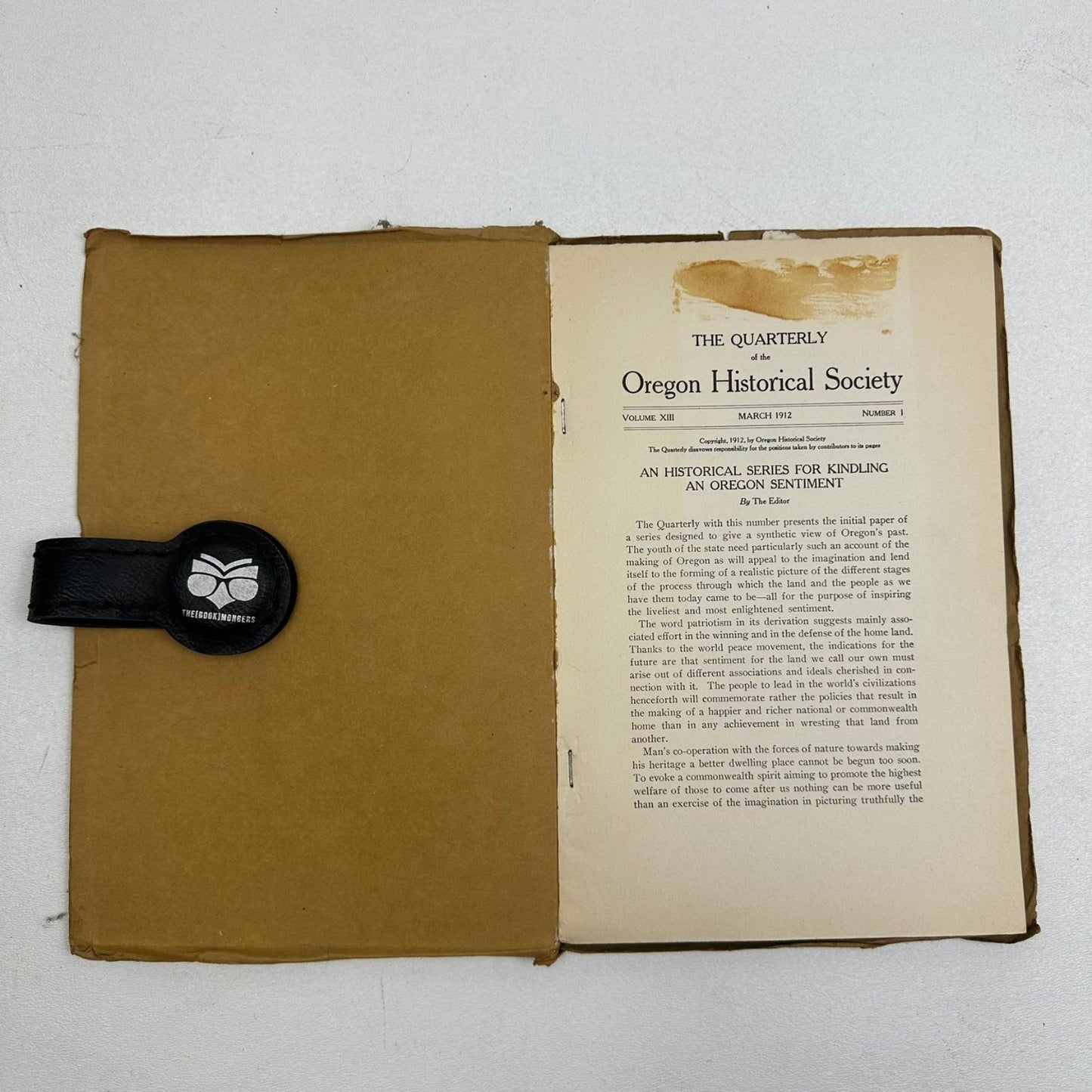 Oregon Historical Society Quarterly Journal 1910-1916 PNW History 28 Periodicals