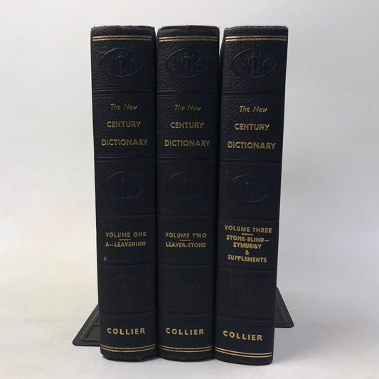 The New Century Dictionary 3 Volumes H G Emery K G Brewster Language Reference