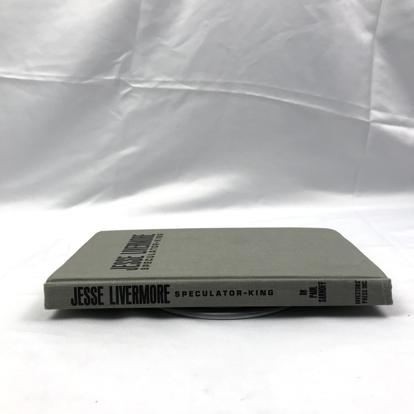 Jesse Livermore: Speculator-King Hardcover Biography by Paul Sarnoff 1967