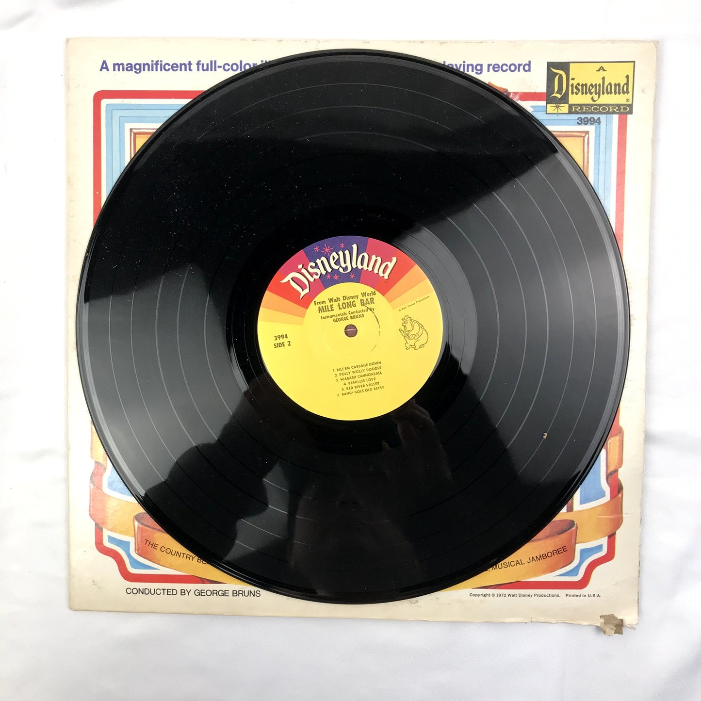 Original Soundtrack From Walt Disney World's Country Bear Jamboree LP Vinyl 1972