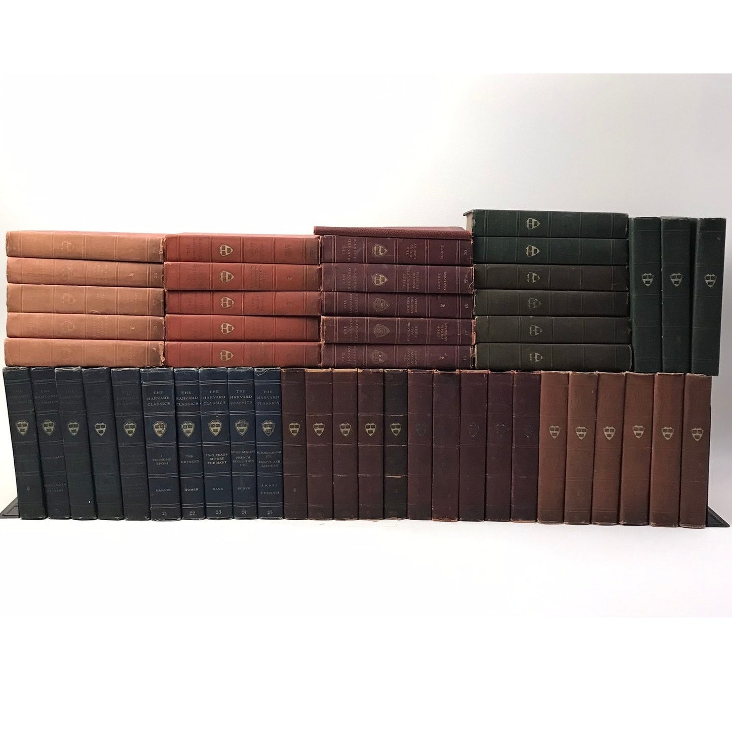 Harvard Classics Rainbow Dr Eliots Five Foot Shelf 50 Volumes Plus Reading Guide