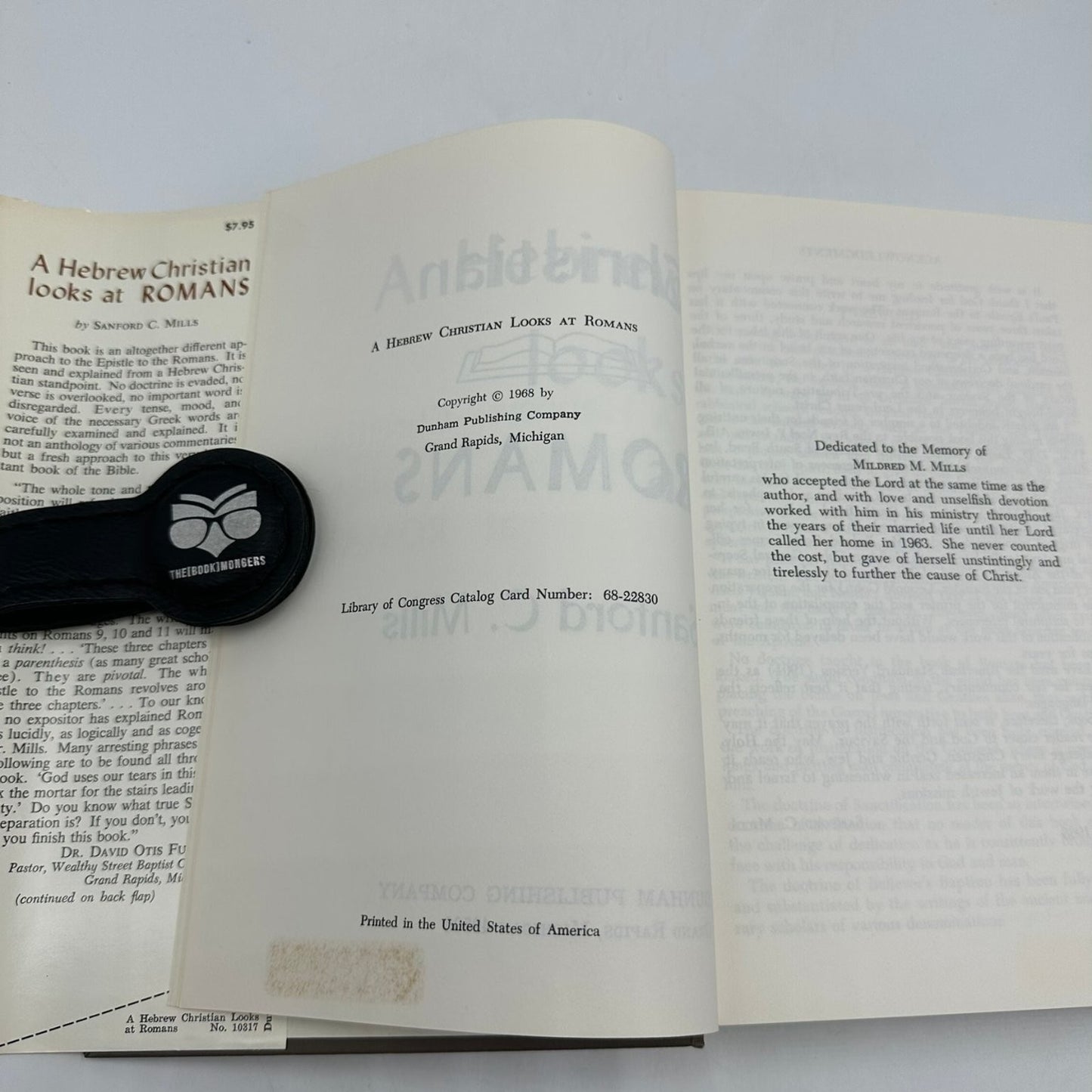 A Hebrew Christian looks at ROMANS Sanford C. Mills 1968 Dunham Theology