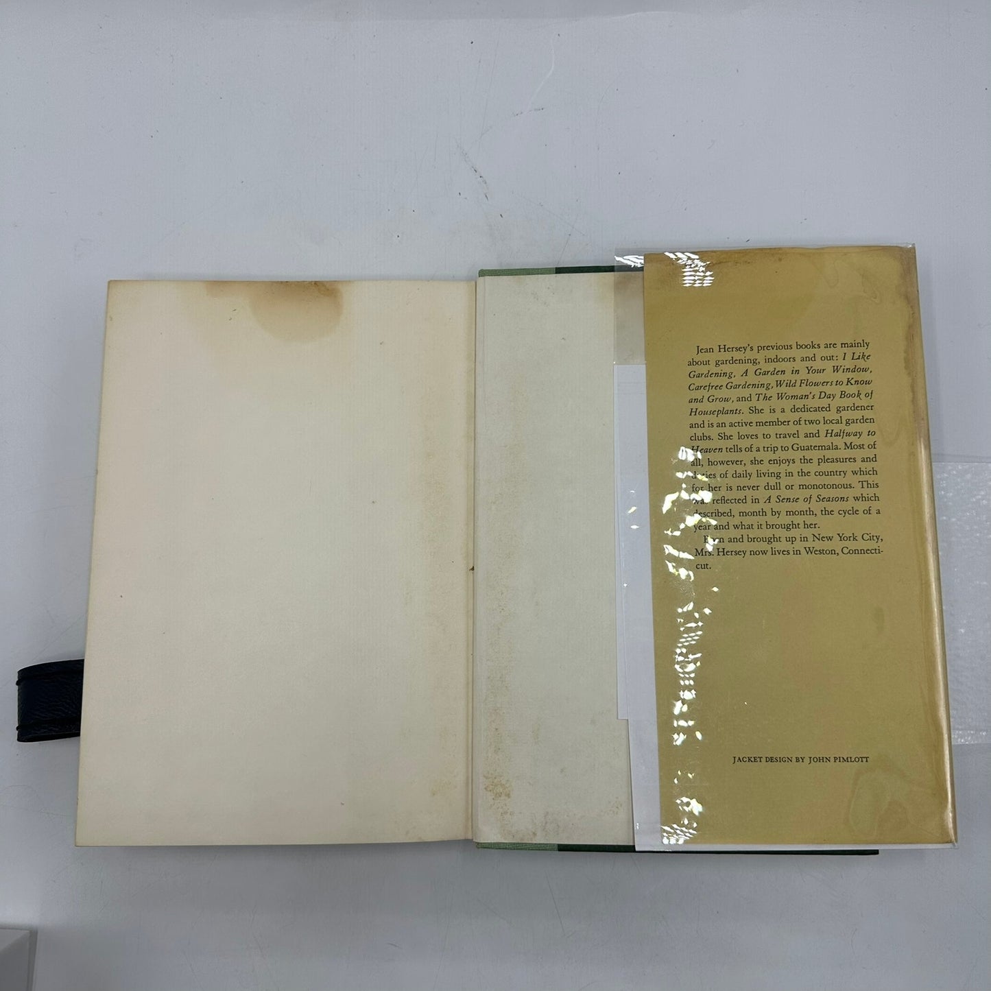The Shape of a Year Jean Hersey SIGNED Gardening Homemaking Nature Memoir 1967