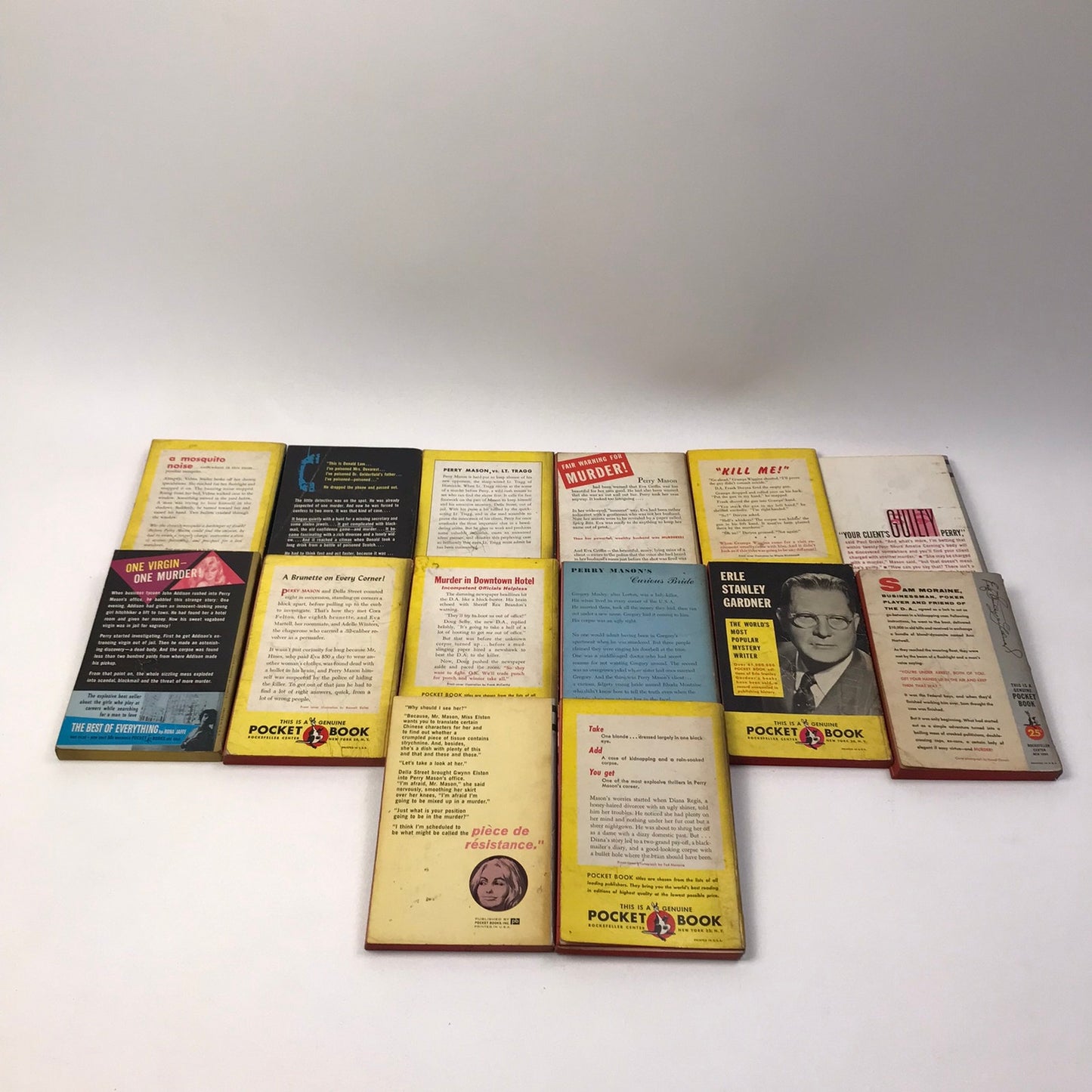 Perry Mason Erle Stanley Gardner Lot of 32 Murder Mystery Thriller Detective