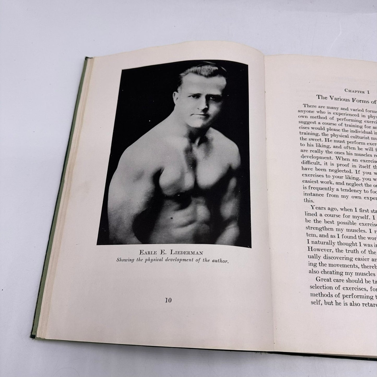 Muscle Building Earle Liederman 1924 Physical Culture Hardcover 1926 Reprint