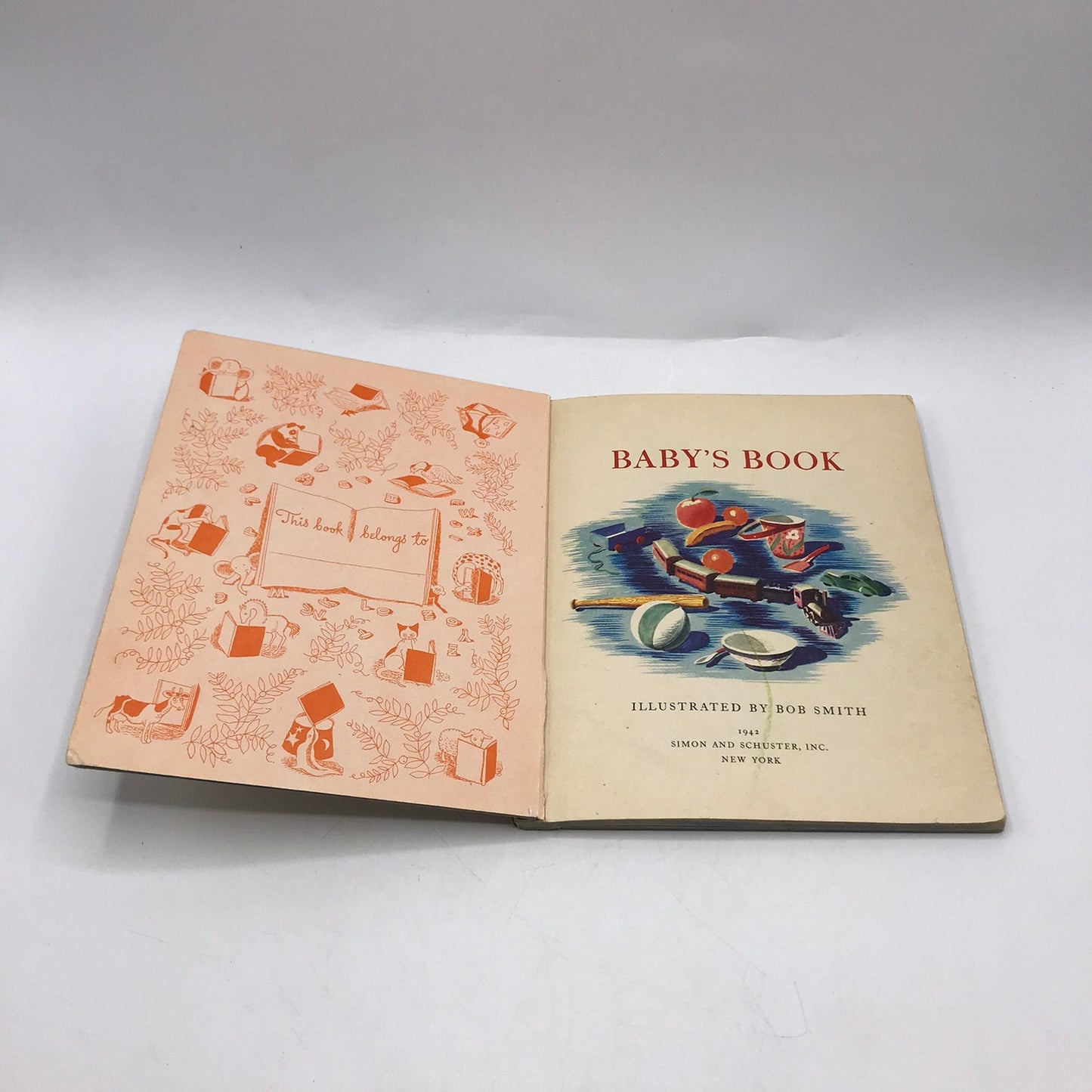 Babys Book Little Golden Book Bob Smith Children Early Learning Nursery Rhymes