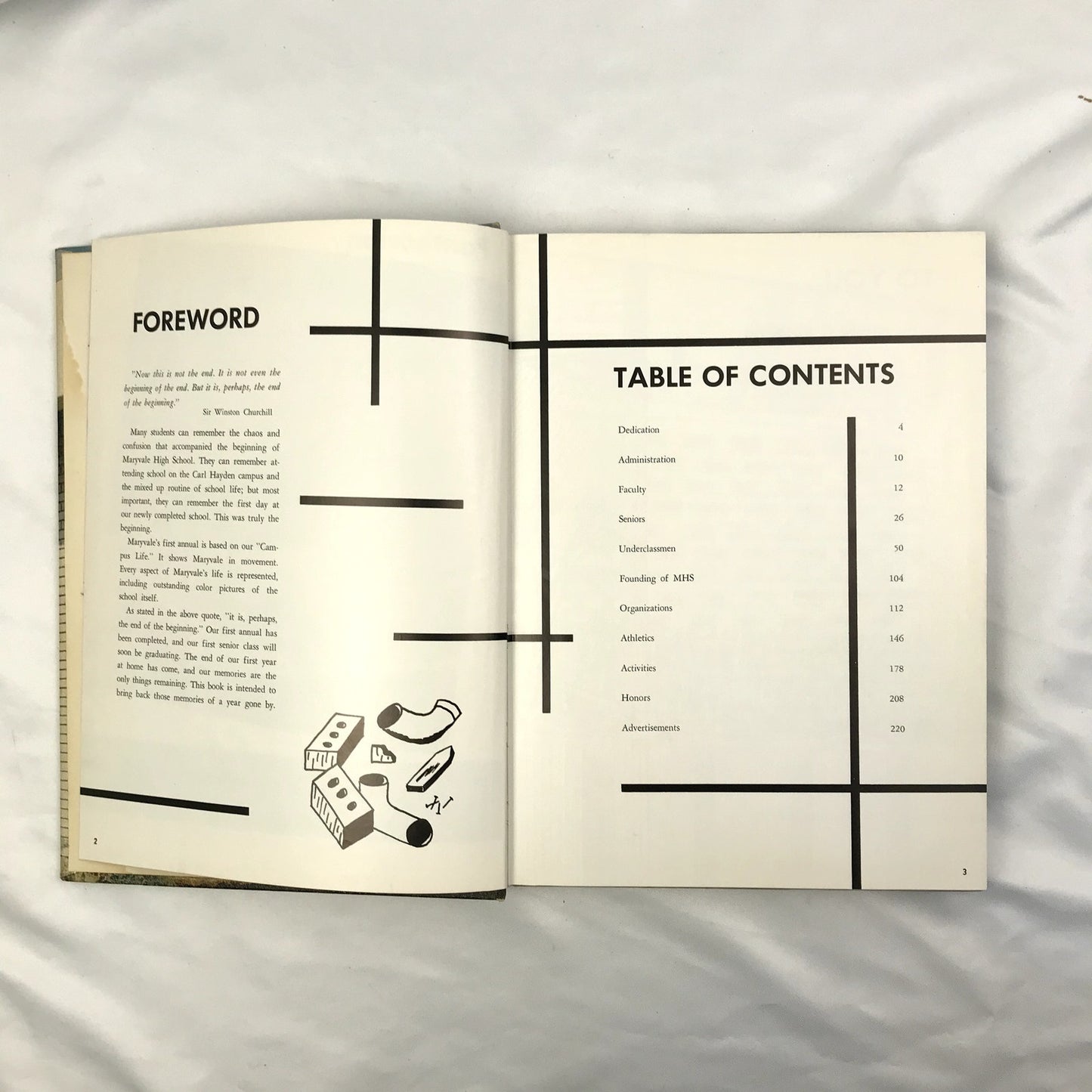 Maryvale High School 1964 Panthorian Yearbook Phoenix Arizona Hardcover