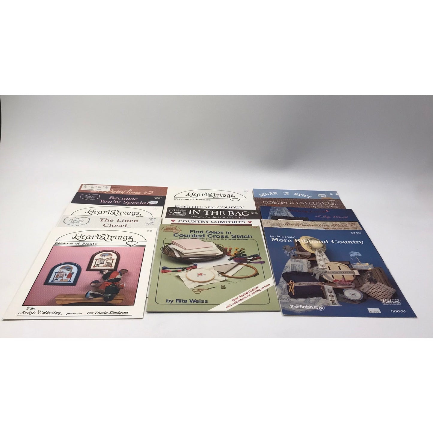 Cross Stitch Patterns Lot of 52 Magazines Easy Design Techniques Frames Articles