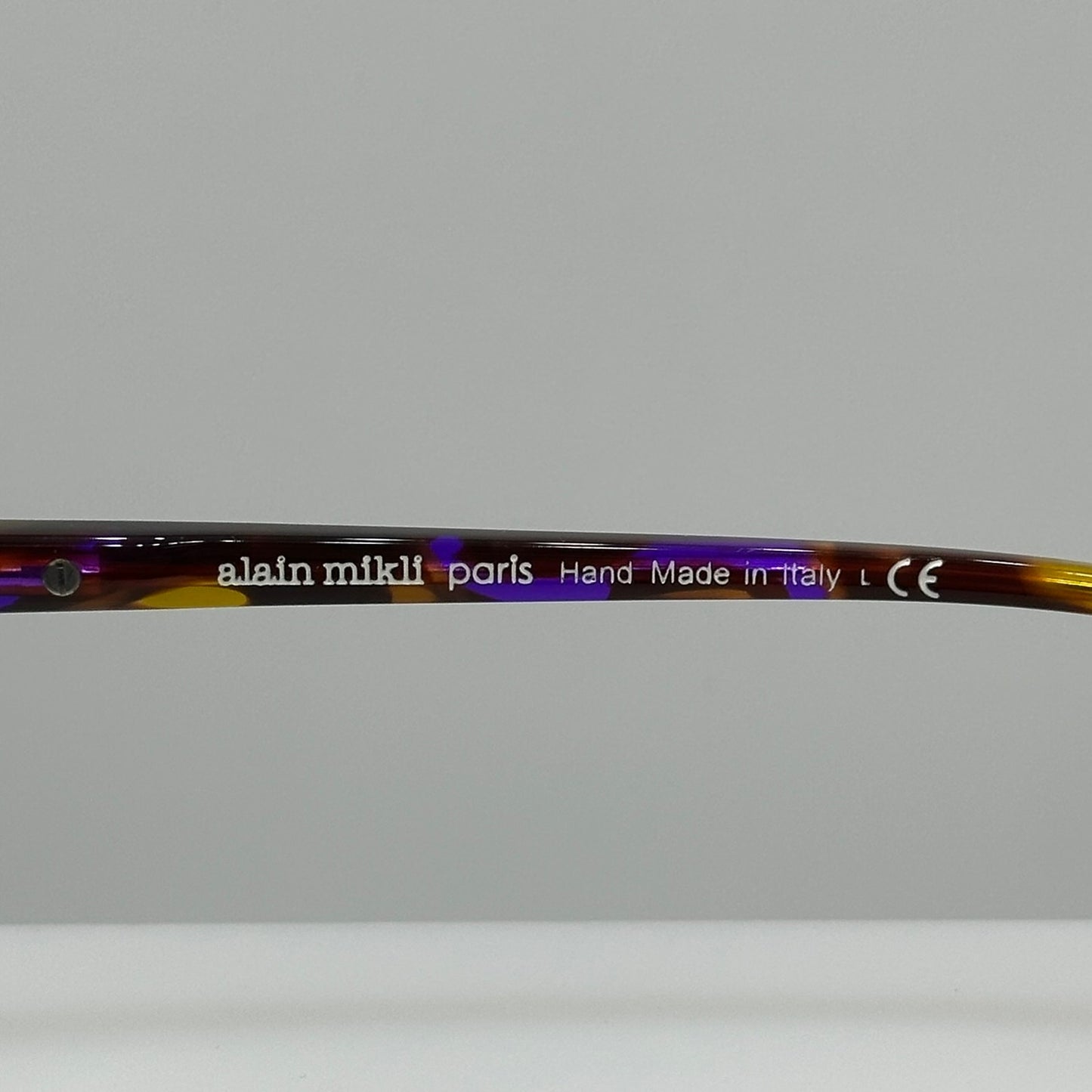 Alain Mikli Bellvista A03144 005 Dune Yellow Violet Grey Women Eyewear 49-18-145