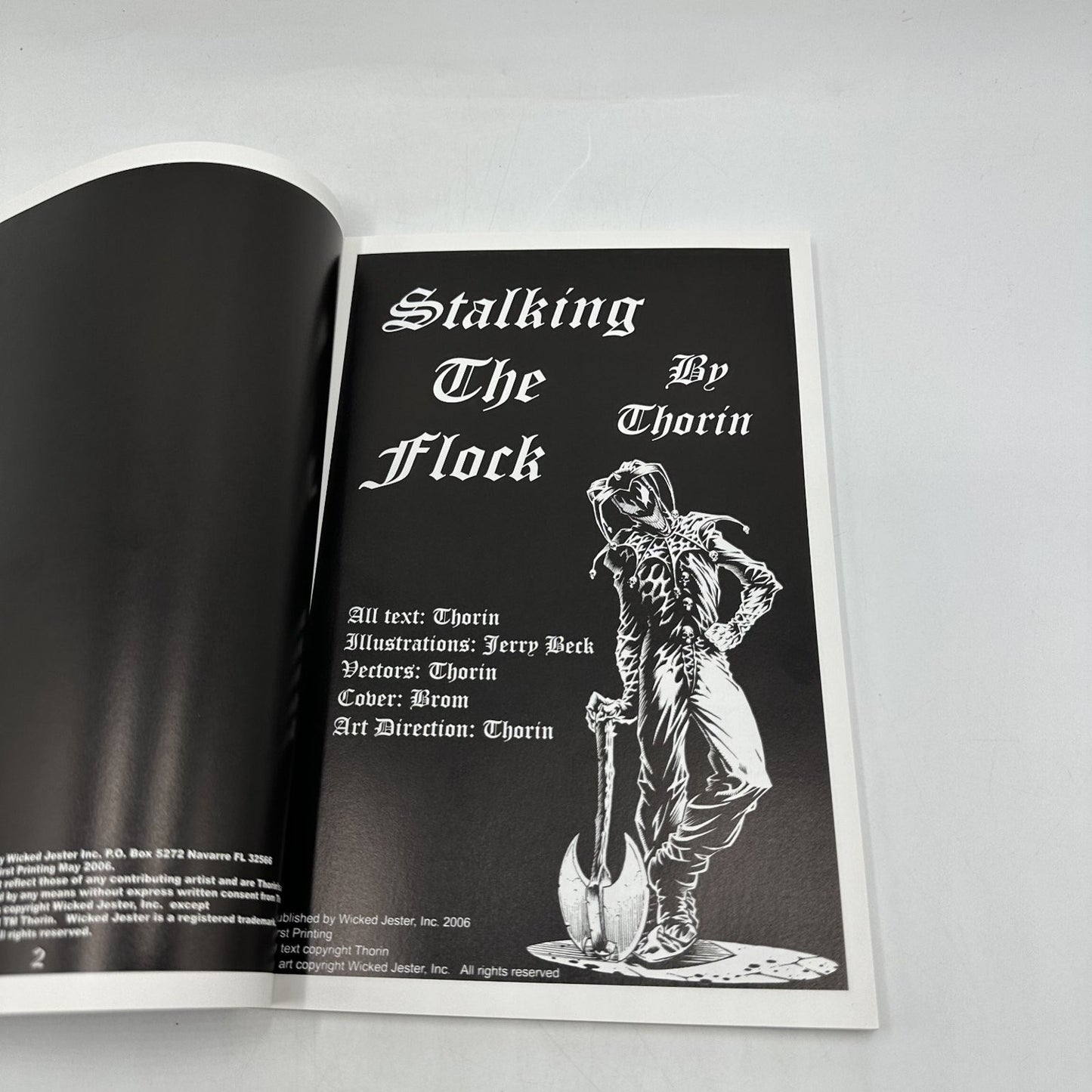 Stalking The Flock Thorin 2006 First Printing Horror Wicked Jester Inc.
