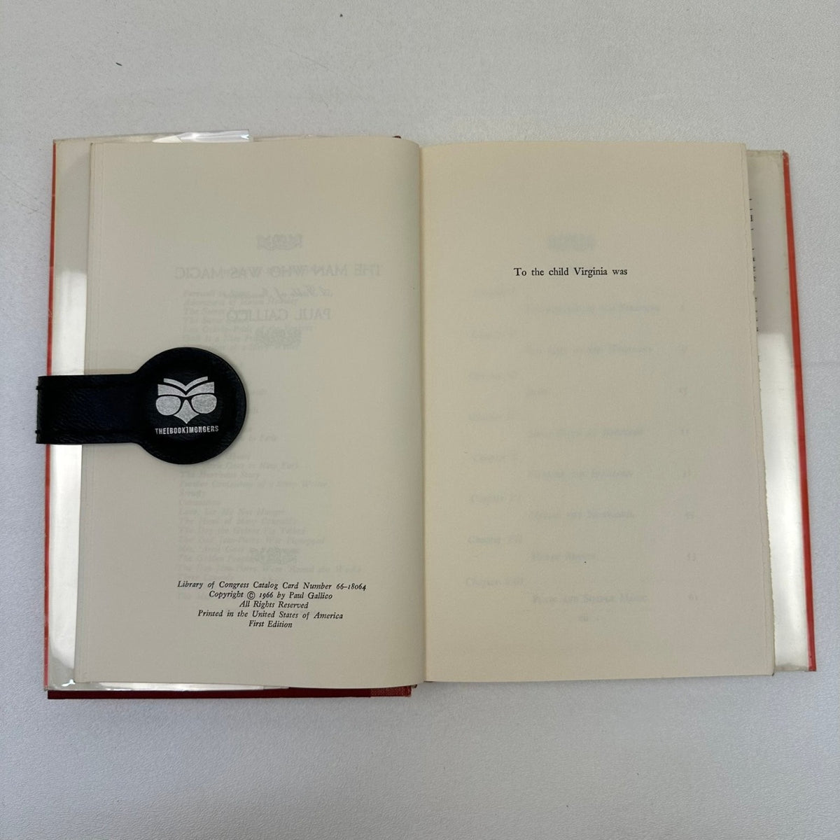 The Man Who Was Magic Paul Gallico 1966 First Edition Fable Doubleday