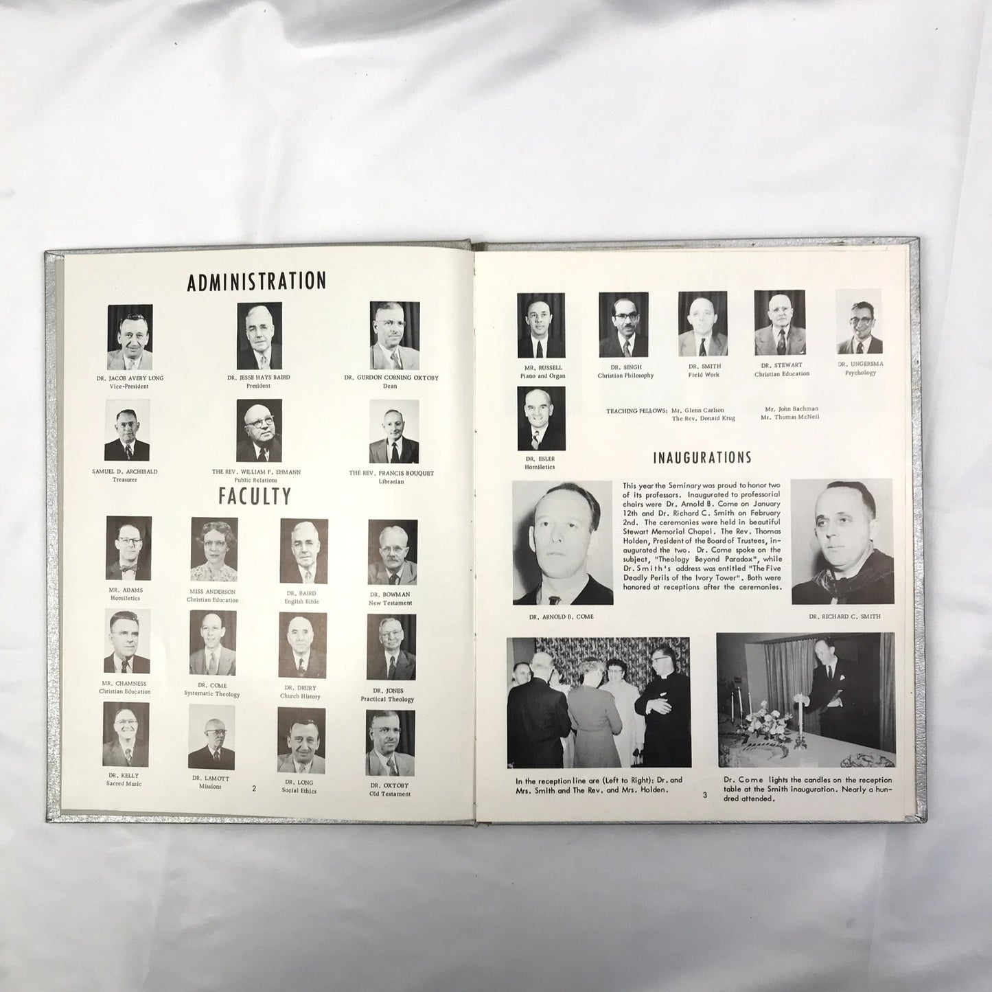 The Theolog 1955 San Francisco Theological Seminary Hardcover Yearbook