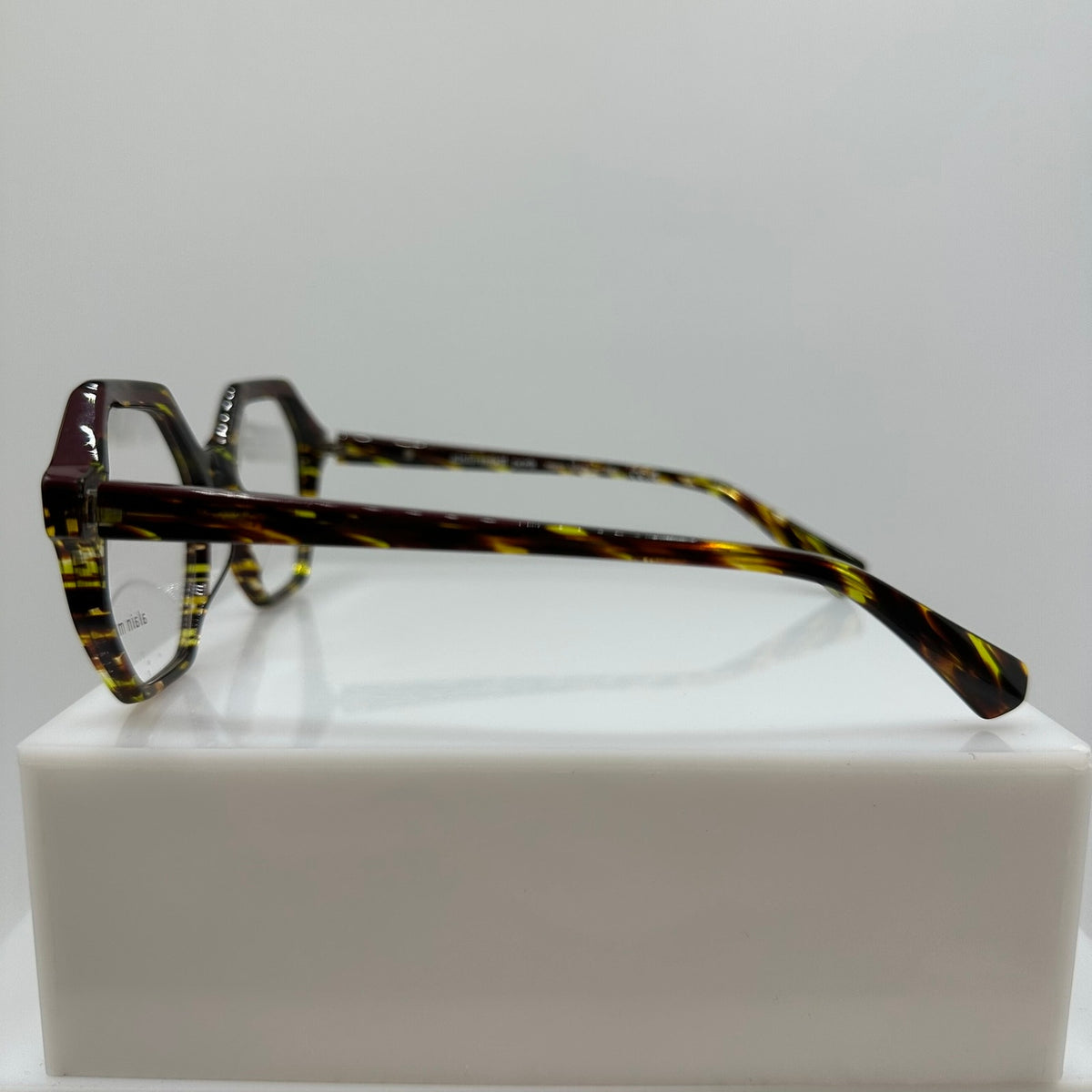 Alain Mikli A03167 004 Savane Yellow Brown Womens Irregular Frames 52-17-140