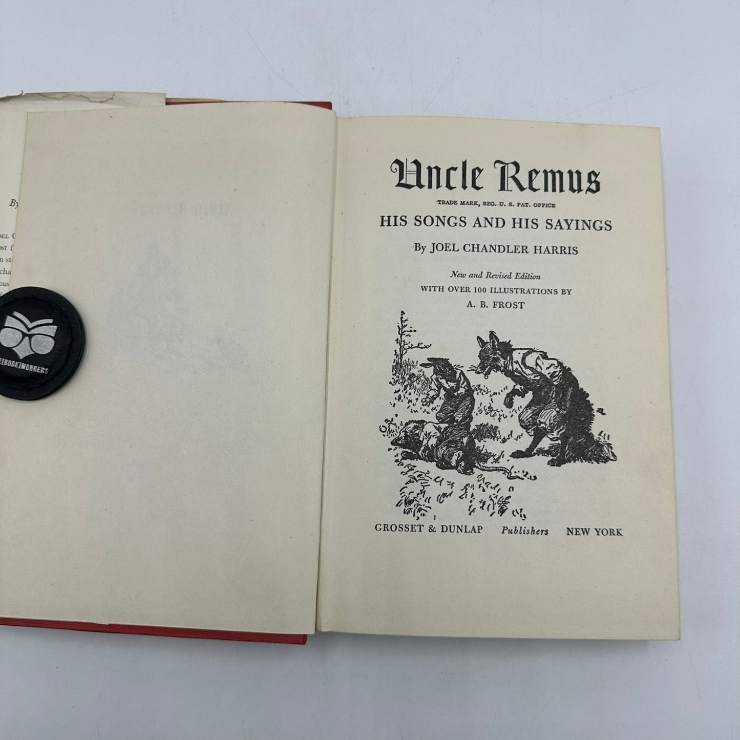 Uncle Remus His Songs & Sayings Joel Chandler Harris 1921 Thrushwood Illustrated