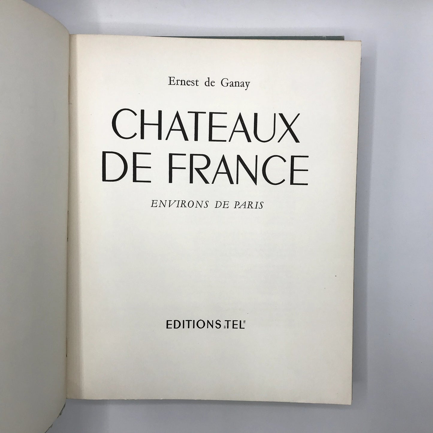 Complete 4 Volume Set of Chateaux De France Illustrated French Guide Books 1948
