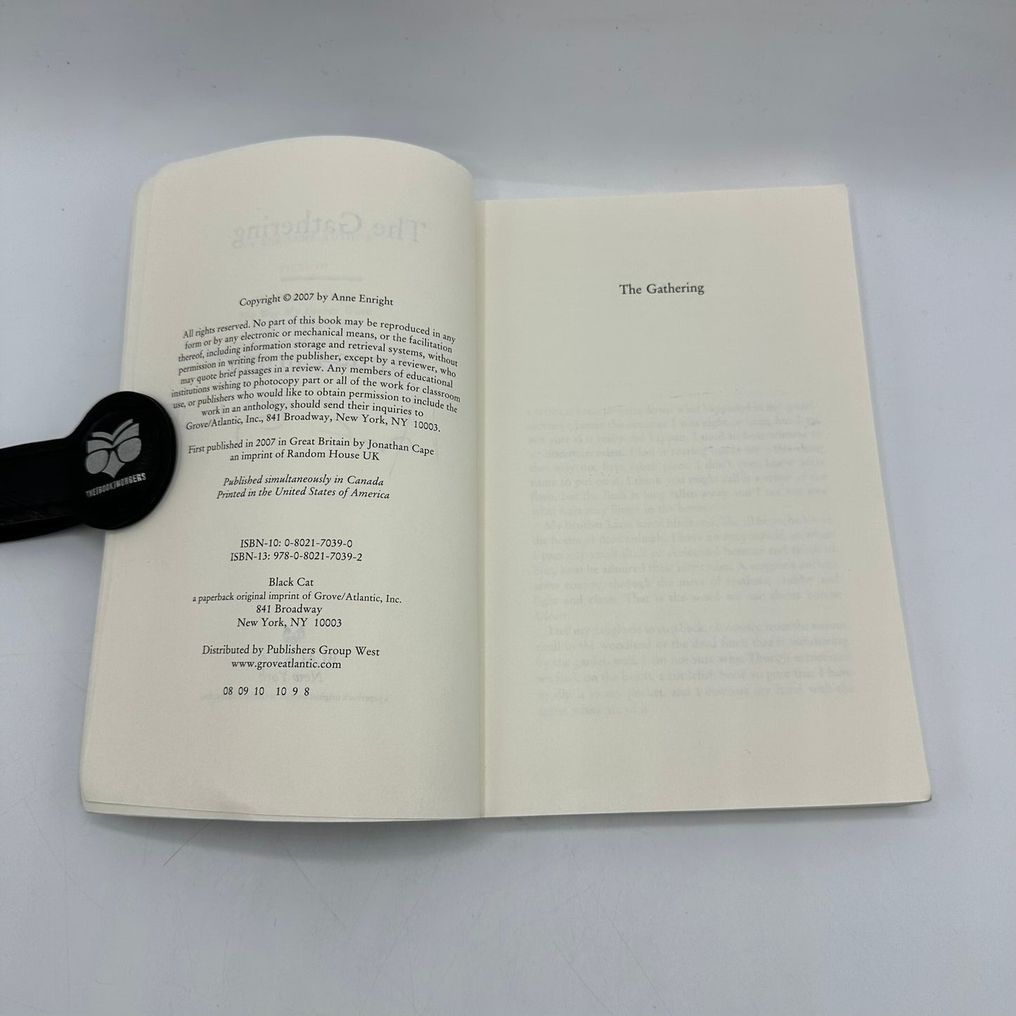 The Gathering Anne Enright SIGNED Irish Literature Contemporary Domestic Fiction