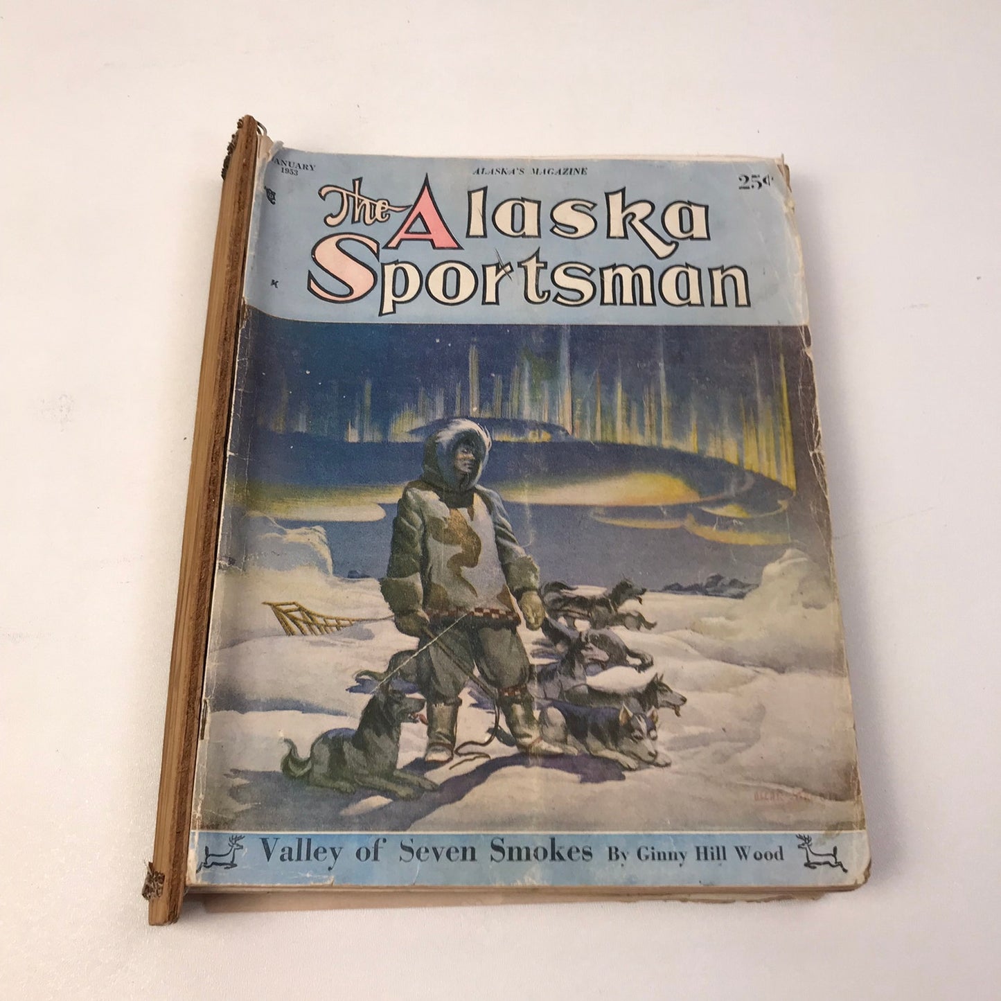 The Alaska Sportsman Magazine 1953 Full Year Complete Set 12 Issues Hand Bound