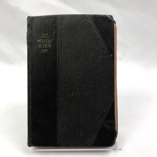 New Handy Webster Dictionary Self-Pronouncing Illustrated Hardcover Book 1933