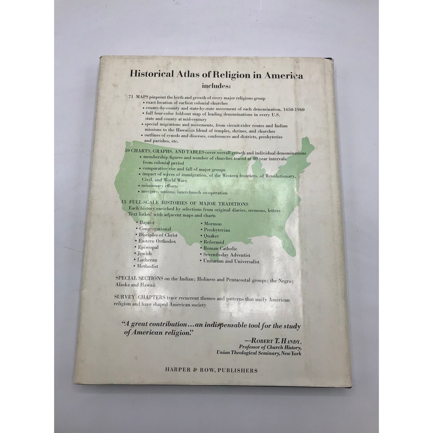 Historical Atlas of Religion in America Edwin Scott Gaustad Geography History