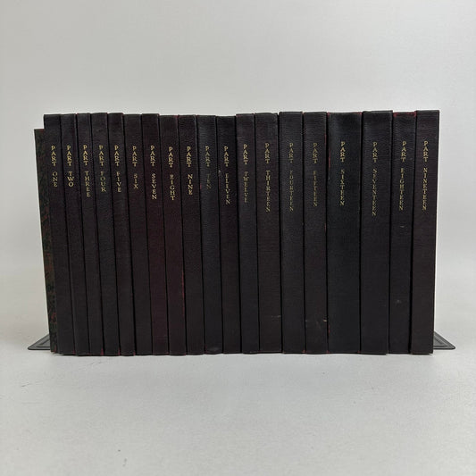 Delphian Text 19 Volumes plus Topical Outlines Leather Bound History Philosophy