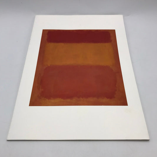 Mark Rothko Orange Red Yellow Auction Catalog Painting Abstract Expressionism