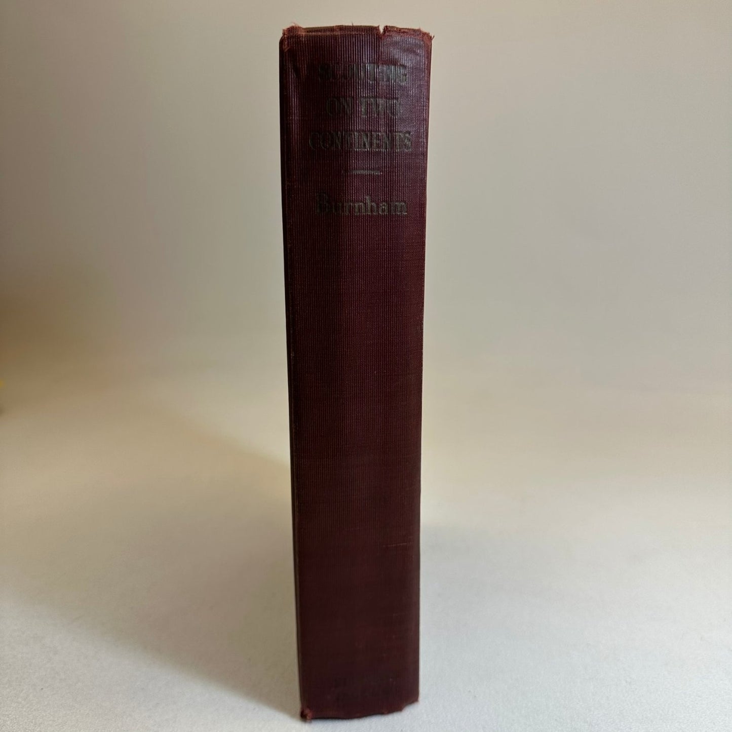 Scouting on Two Continents Burnham 1927 Illustrated Autobiography Doubleday